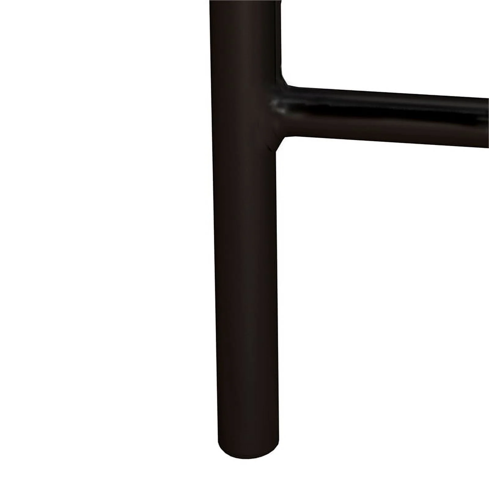 Bowery Hill Furniture Metal Queen Bed with Arched Spindle Design Black