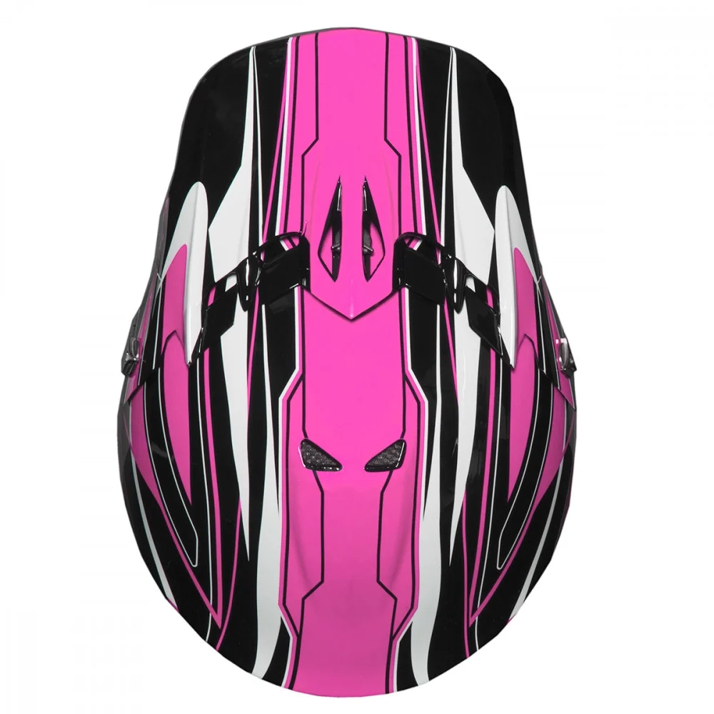 Raider GX3 Motocross Youth Helmet DOT Approved- Pink - Medium