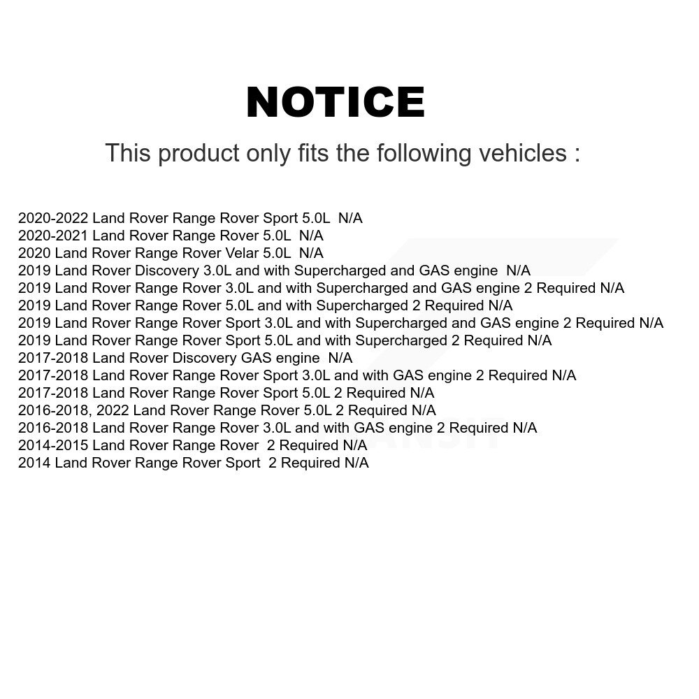 PUR 3x Air + 3x Cabin + 3x Engine Cartridge Oil Filter (9 Total) Kit for Car Land Rover Range Sport Discovery Velar KFM-101769