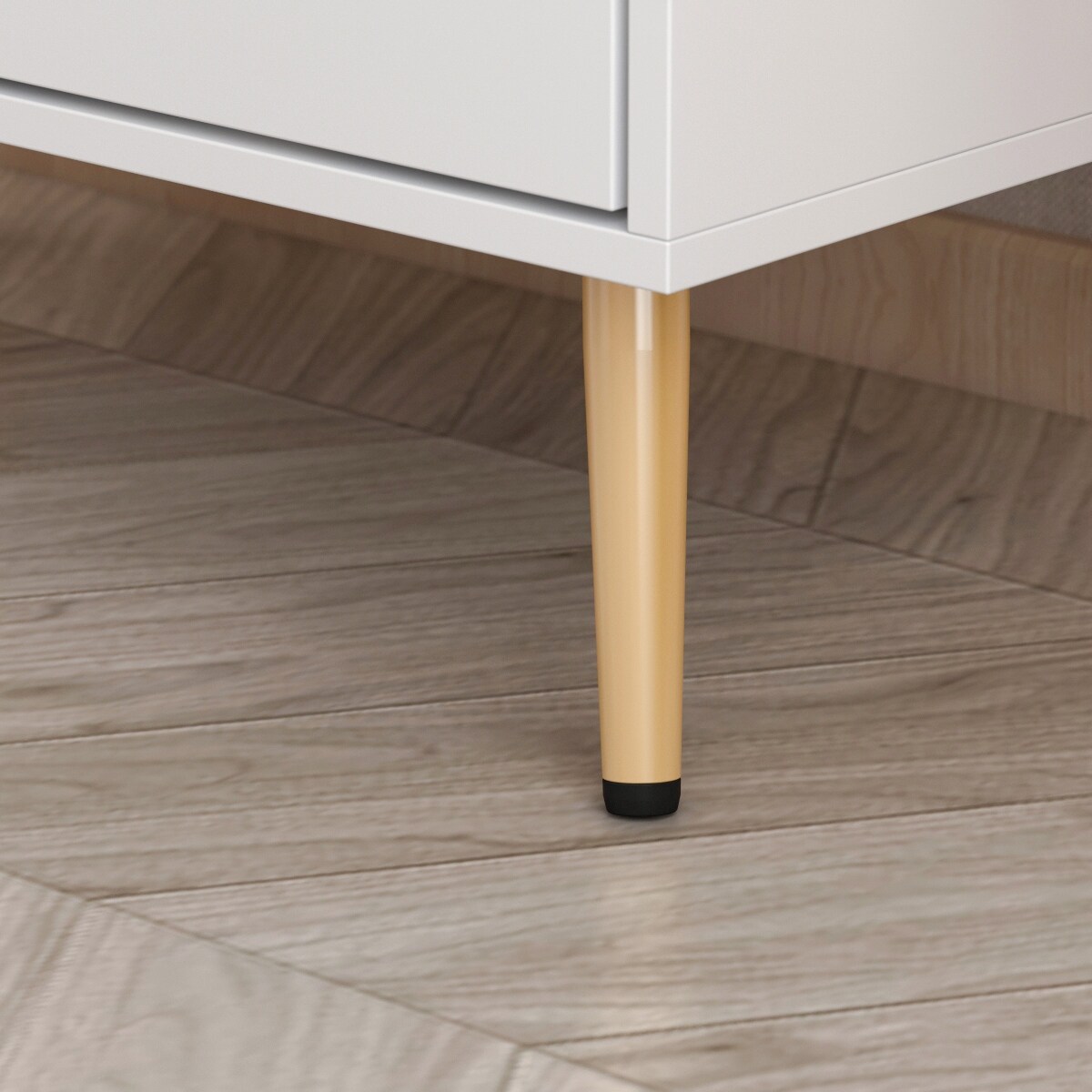 FUFU&GAGA  5 Drawers Dresser Chest White 6-drawer