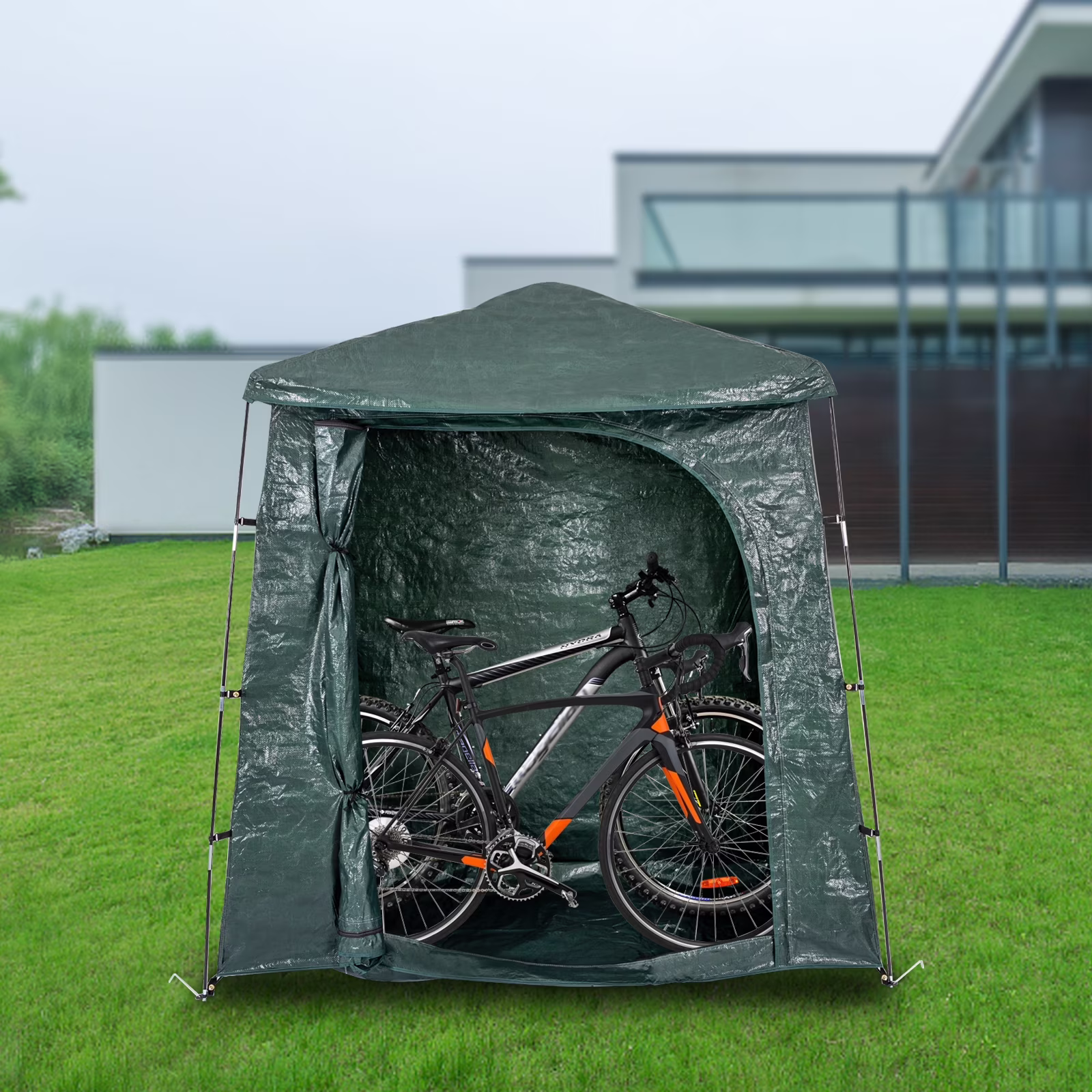 MONIPA Bicycle Storage Shed Tent Waterproof Outdoor Bike Shed Tent