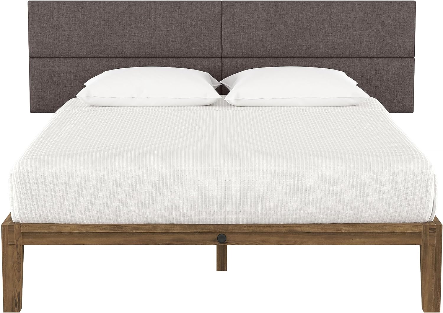 Panelist Modern Padded Headboard – Set Of 4 Wall Mounted Panels (Each 11.25