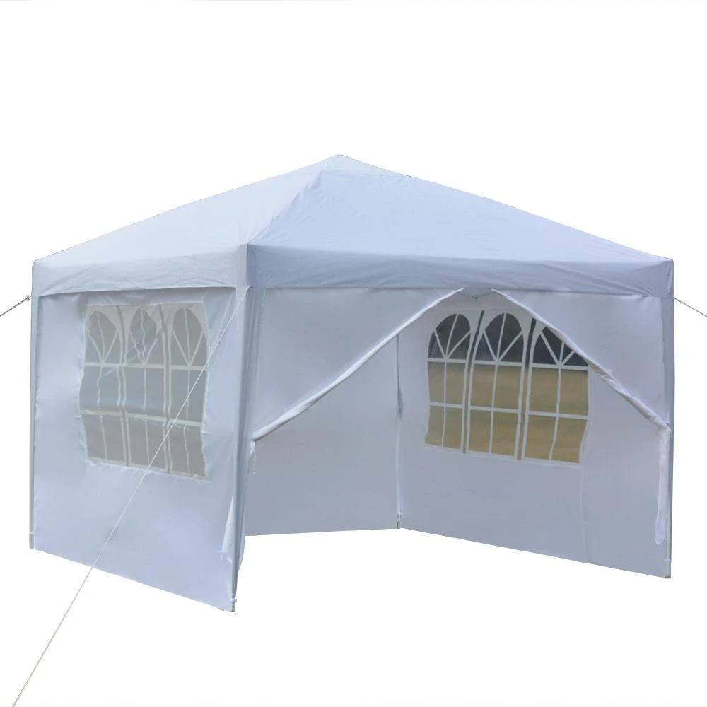 UBesGoo 10' x10' Ez POP up Wedding Party Tent Folding Gazebo Beach Canopy Tent W/carry Bag White