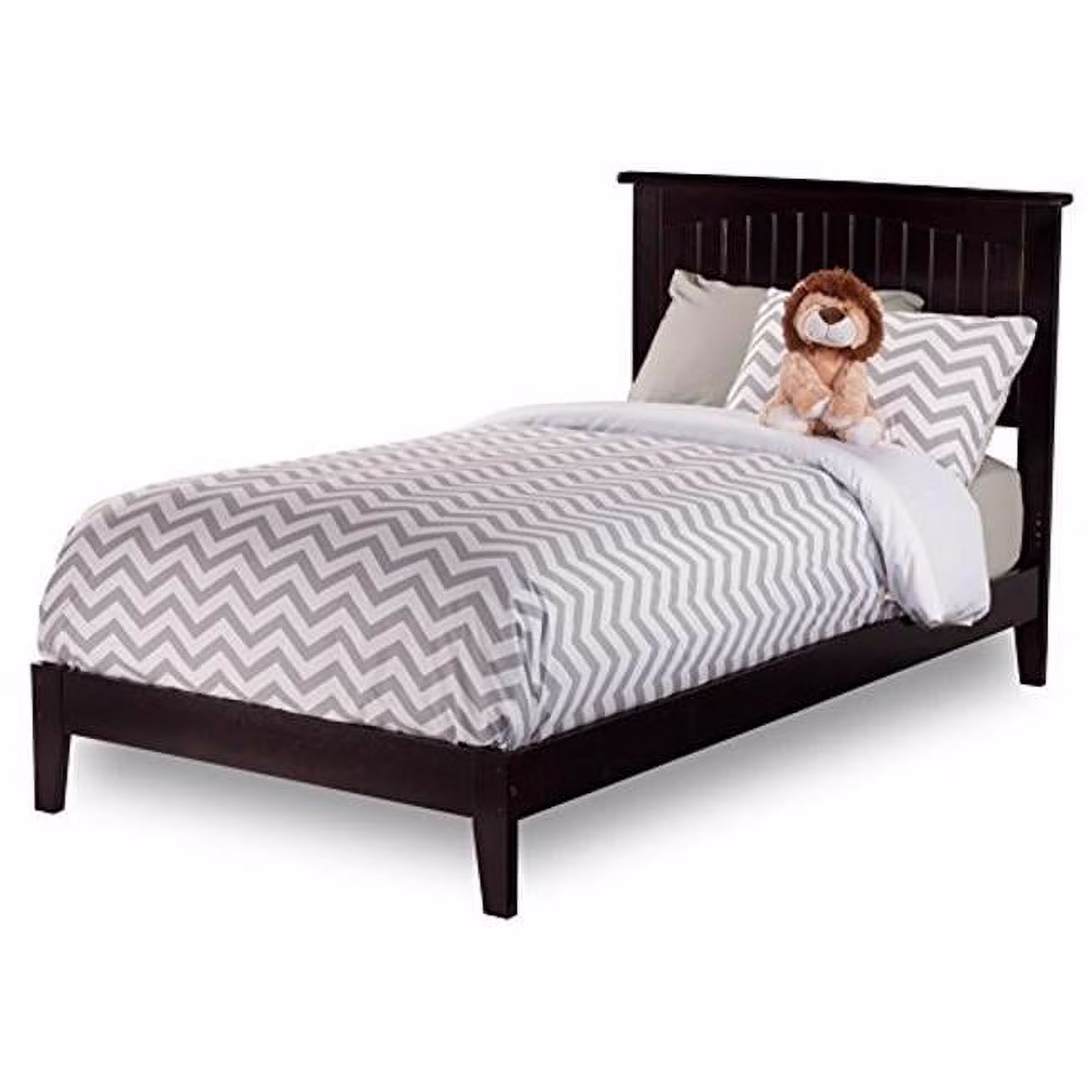 Atlantic Furniture AR8211031 Nantucket Twin Size Extra Large Bed, Espresso