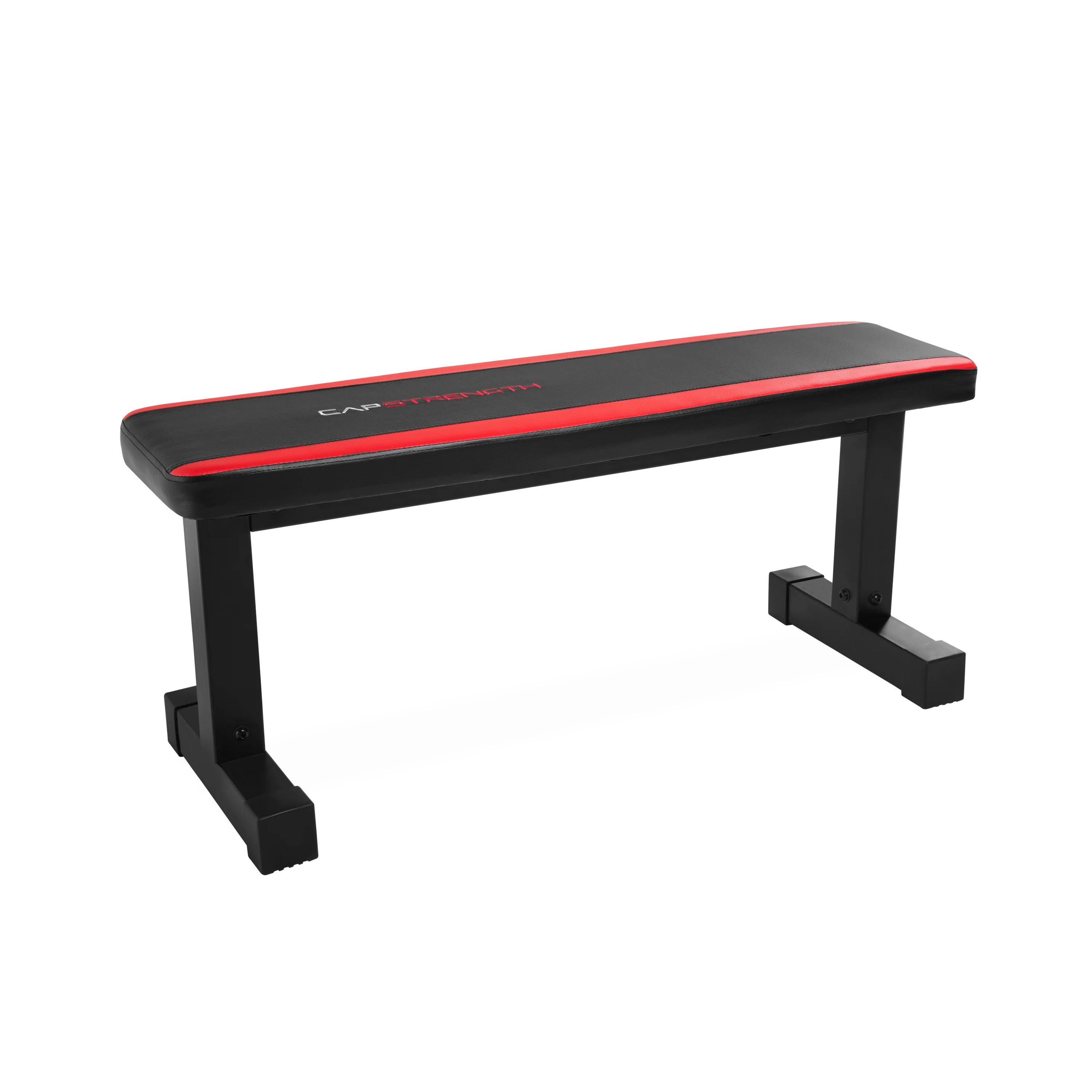 CAP Strength Deluxe Flat Fitness Weight Bench, Black