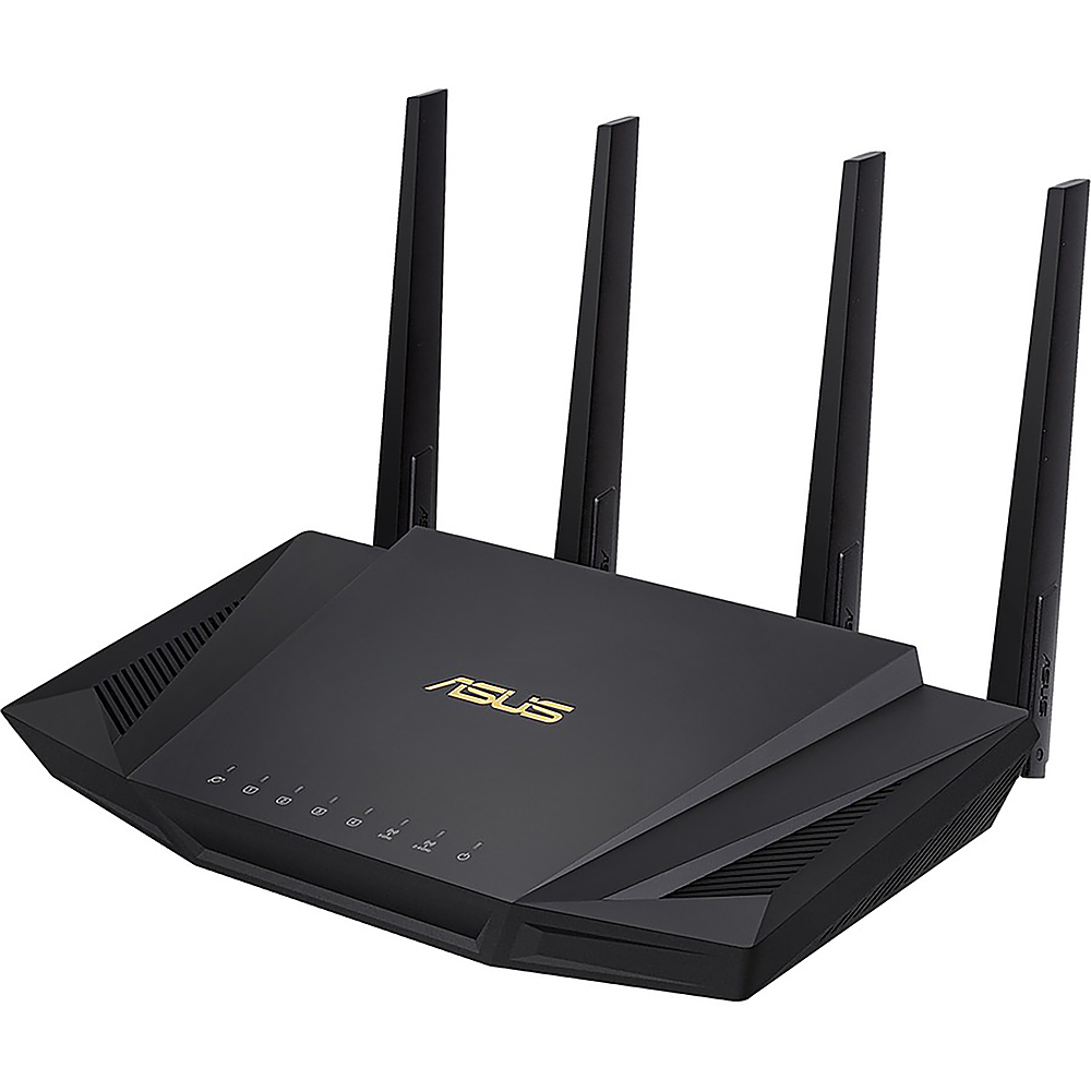 Restored ASUS RTAX3000 DualBand WiFi 6 Router, Gaming & Streaming, AiMesh Compatible, Parental Control, MUMIMO, OFDMA (Refurbished)