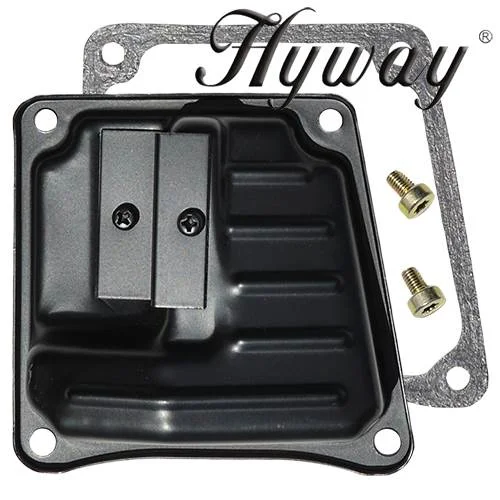 Non-Genuine Dual Port Muffler Front Cover for Stihl 044, 046, MS440, MS460 Replaces 1128-140-0801