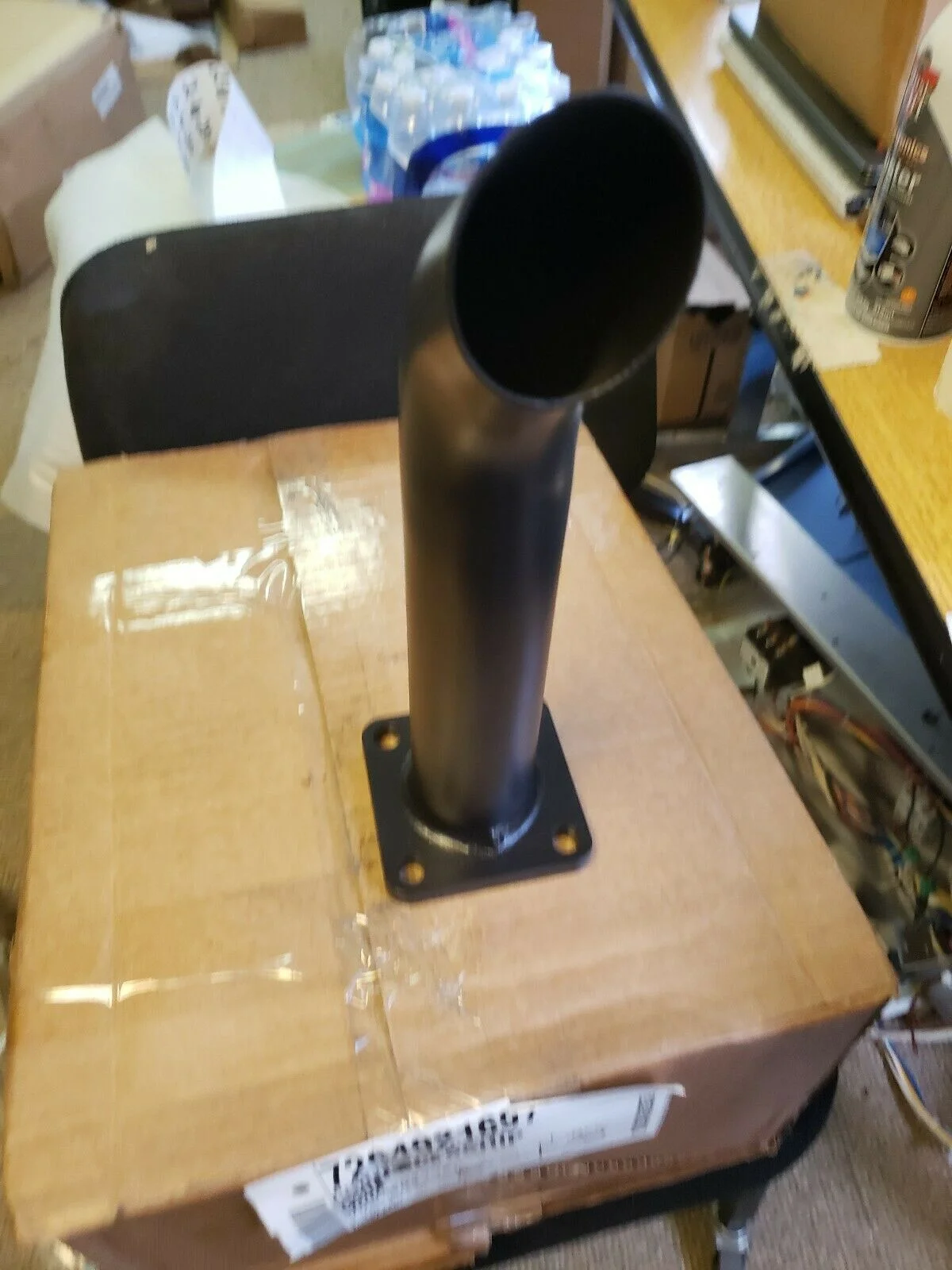 CATERPILLAR 12 INCH STEEL EXHAUST PIPE / STACK, MOUNTABLE, 492-1687, 239524 P,