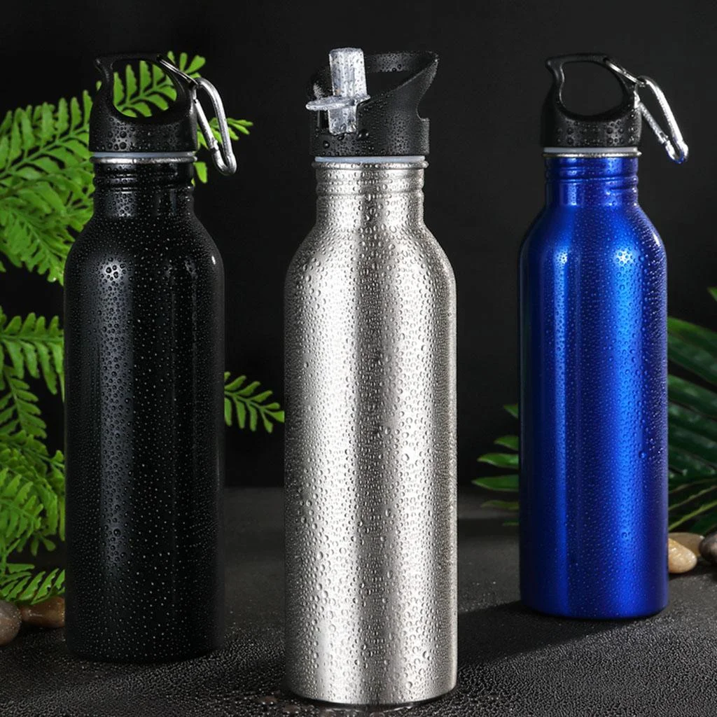 Stainless Steel Bottle Cycling Hiking Black