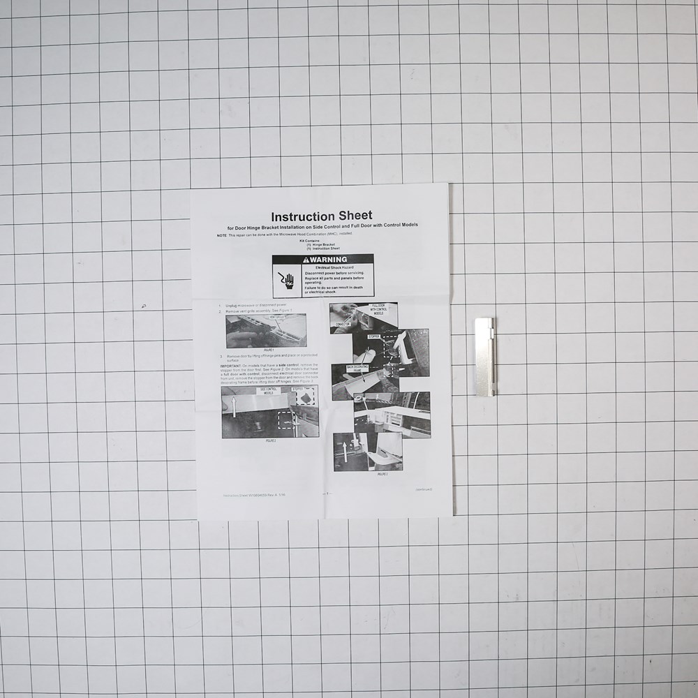 W10870089 Whirlpool Bracket Support OEM W10870089