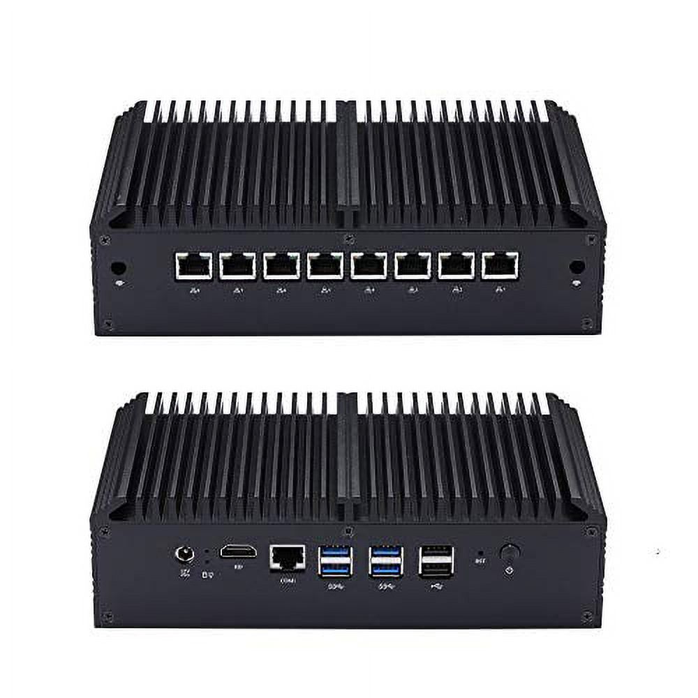 Kettop Fanless Home Router I7 Mi5500L8 Core I7-5500U 2.4 Ghz (8G Ram 128G Ssd with WiFi) AES-Ni Mini Pc,8 Gigabit Nics,Windows,Linux,Sophos,Vyos,Untangle
