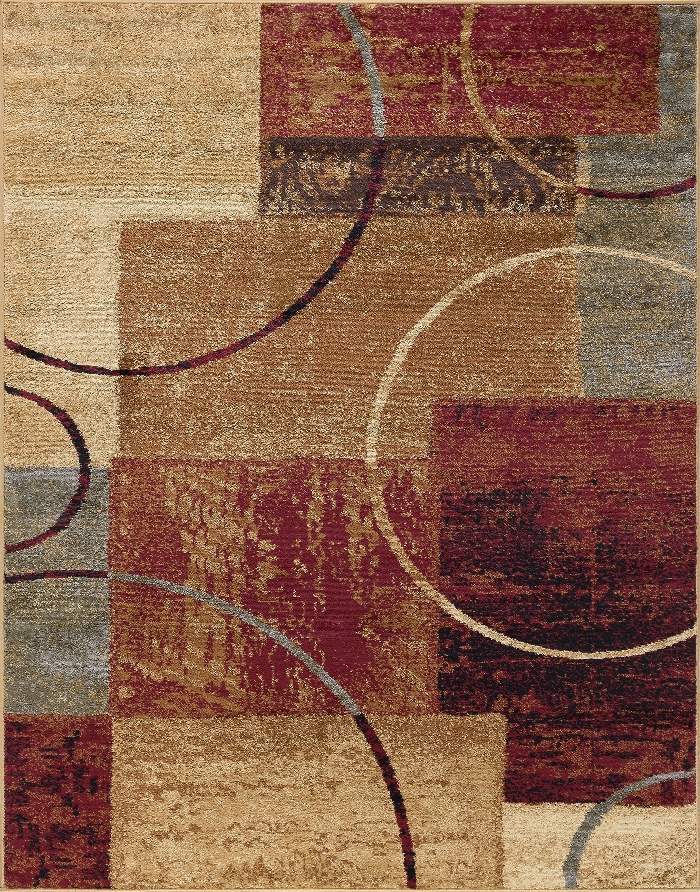 8x10 Contemporary Multi-Color Large Area Rugs for Living Room | Bedroom Rug | Dining Room Rug | Indoor Entry or Entryway Rug | Kitchen Rug | Alfombras para Salas 7'6'' x 9'10''