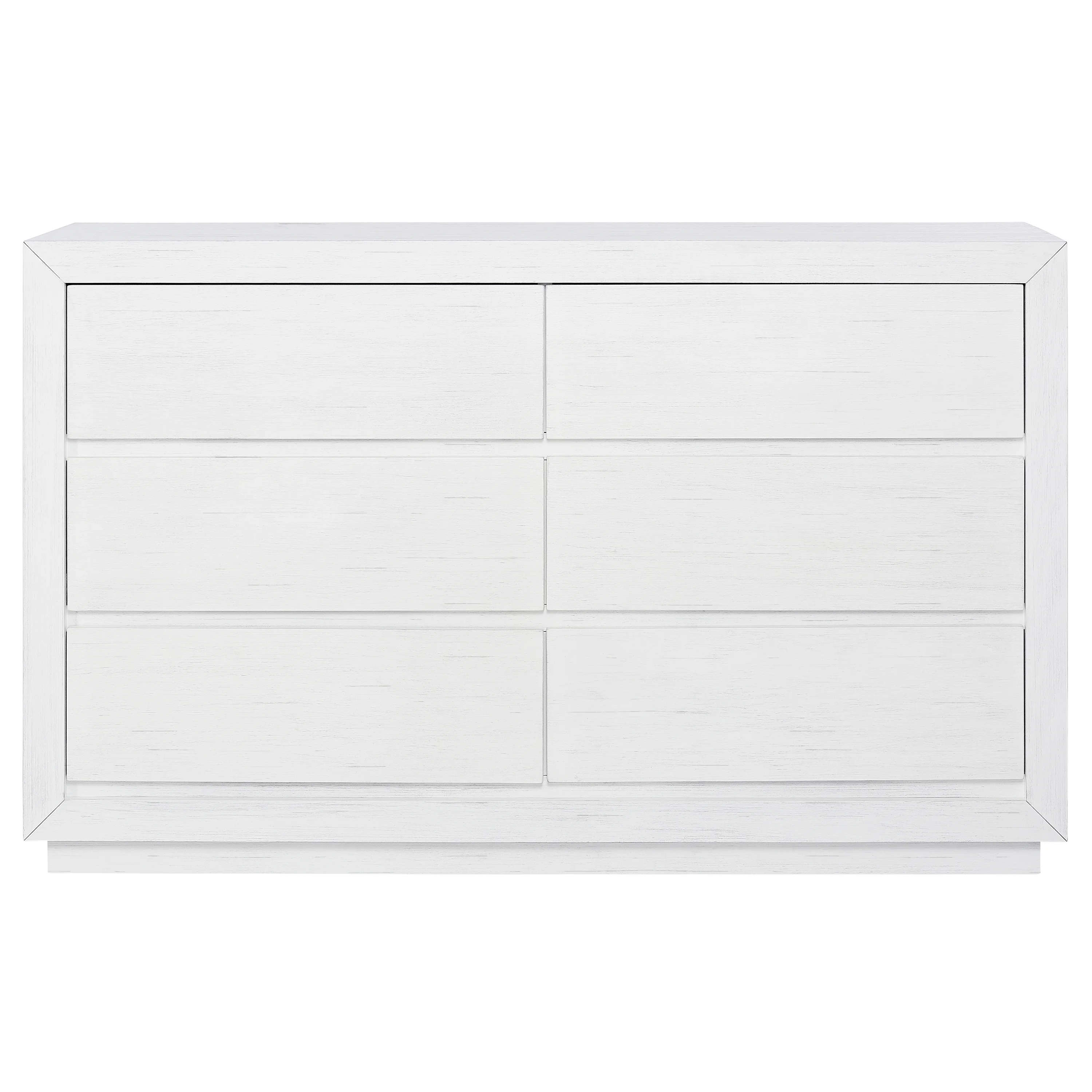 Evolur Maddox Double Dresser, Weathered White