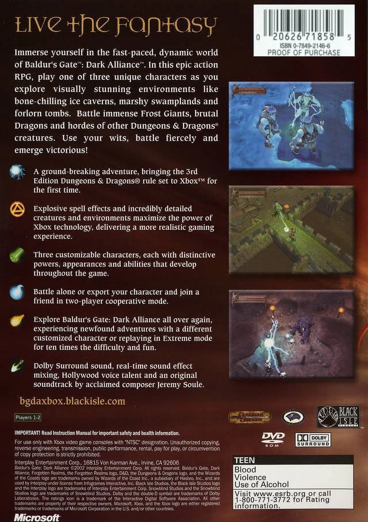 baldur's gate: dark alliance