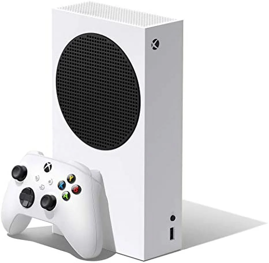 Microsoft Xbox Series S 512 GB All-Digital Gaming Console - White + 1 Xbox Wireless Controller, 4K HD Streaming, Wi-Fi, Silicone Controller Cover Skin + Batteries and Charger Accessories Set