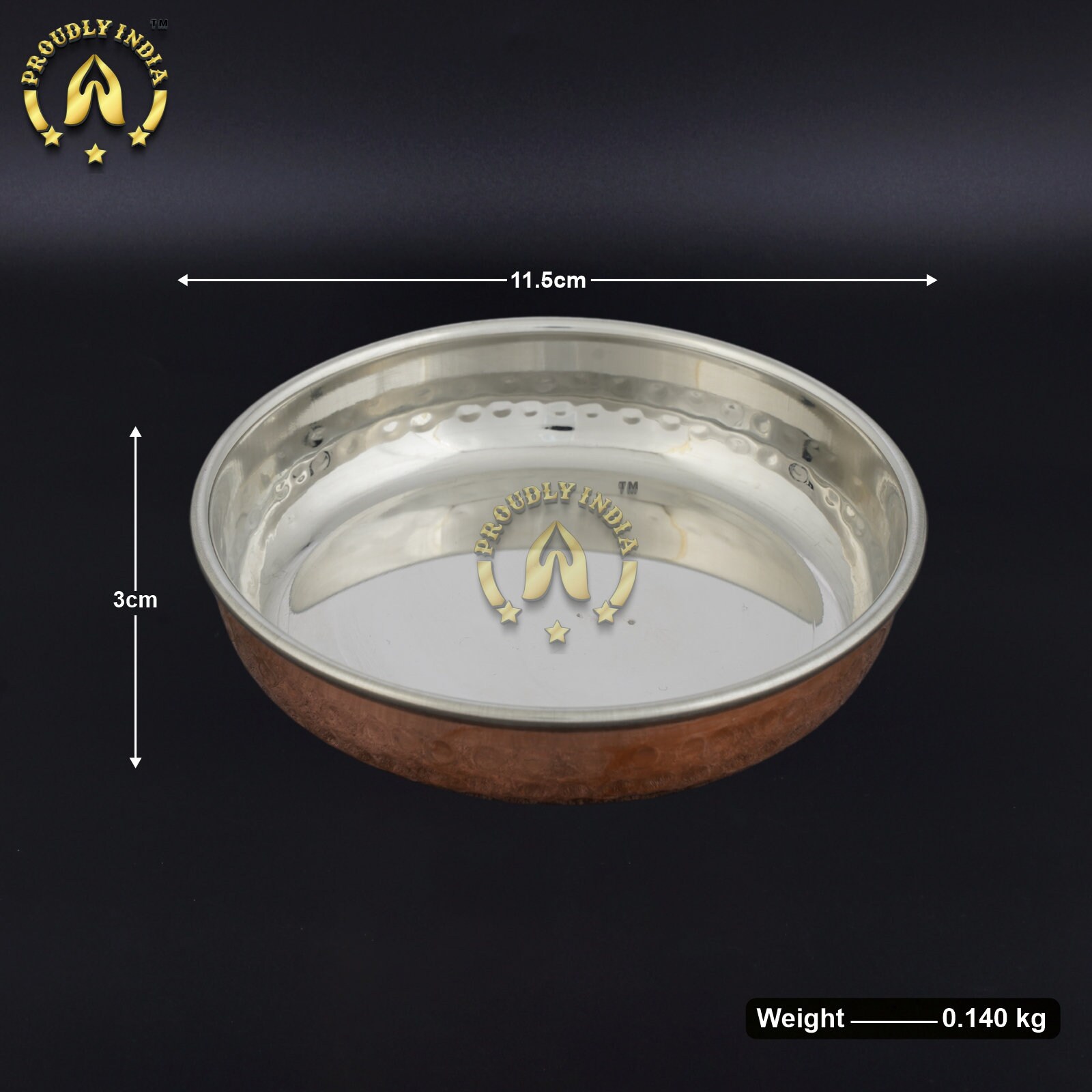 ProudlyIndia Copper Thali Set, Dinner Set, Royal Thali Dinning,Copper Plate Set,Thamba Dinnerware, Luxury Dining Set, Luxury Dinnerware, Thali set Online