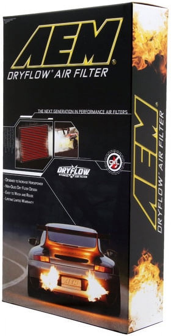 AEM 28-20865 DryFlow Air Filter Fits select: 2012-2020 VOLKSWAGEN PASSAT, 2009-2018 VOLKSWAGEN JETTA