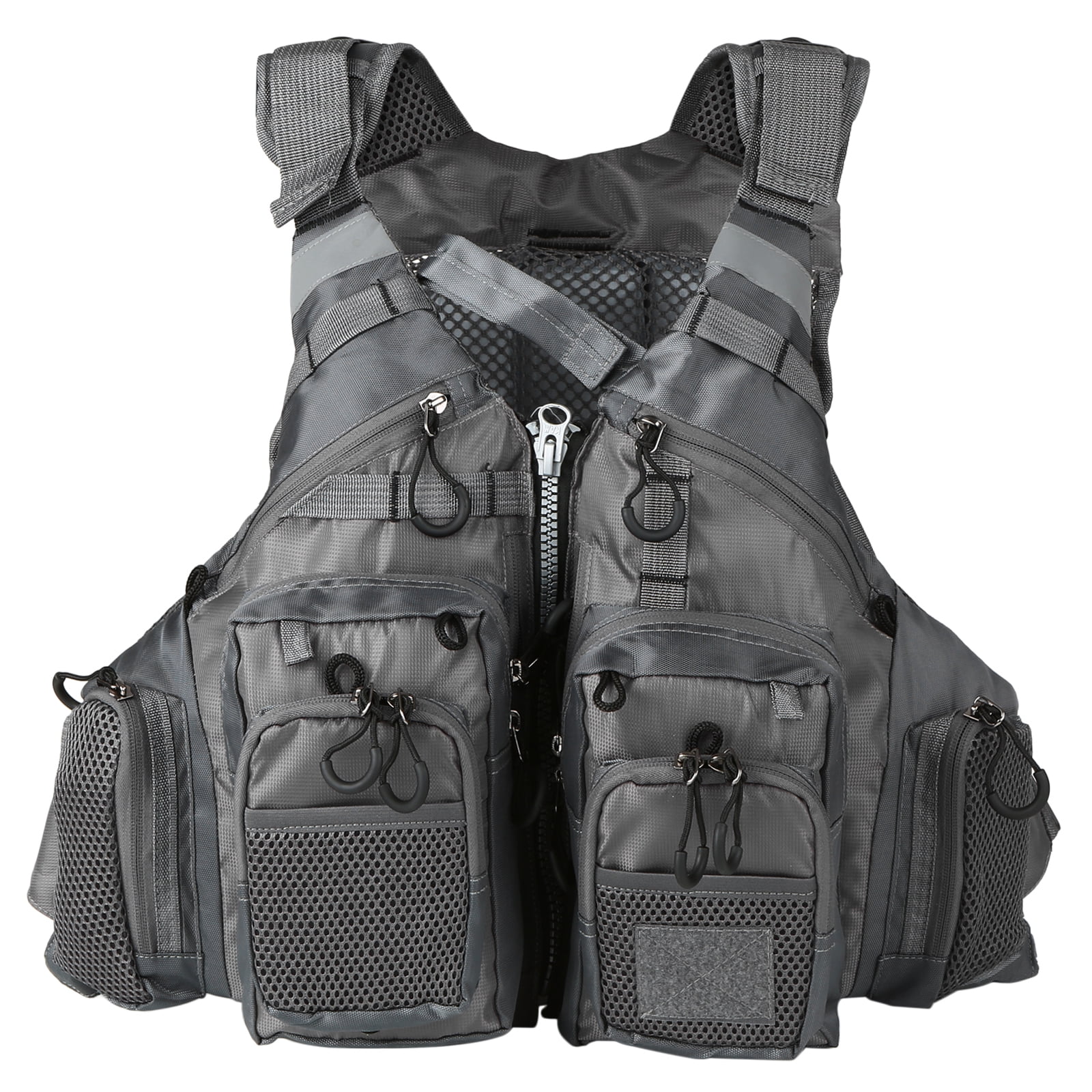 Outdoor Breathable Padded Fishing Superior 209lb Bearing Life Safety Jacket Swimming Sailing Waistcoat Utility Vest Floatation Device