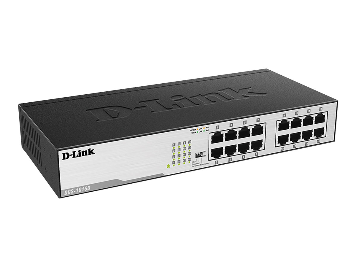 D-Link DGS-1016D 16-Port Copper Gigabit Switch