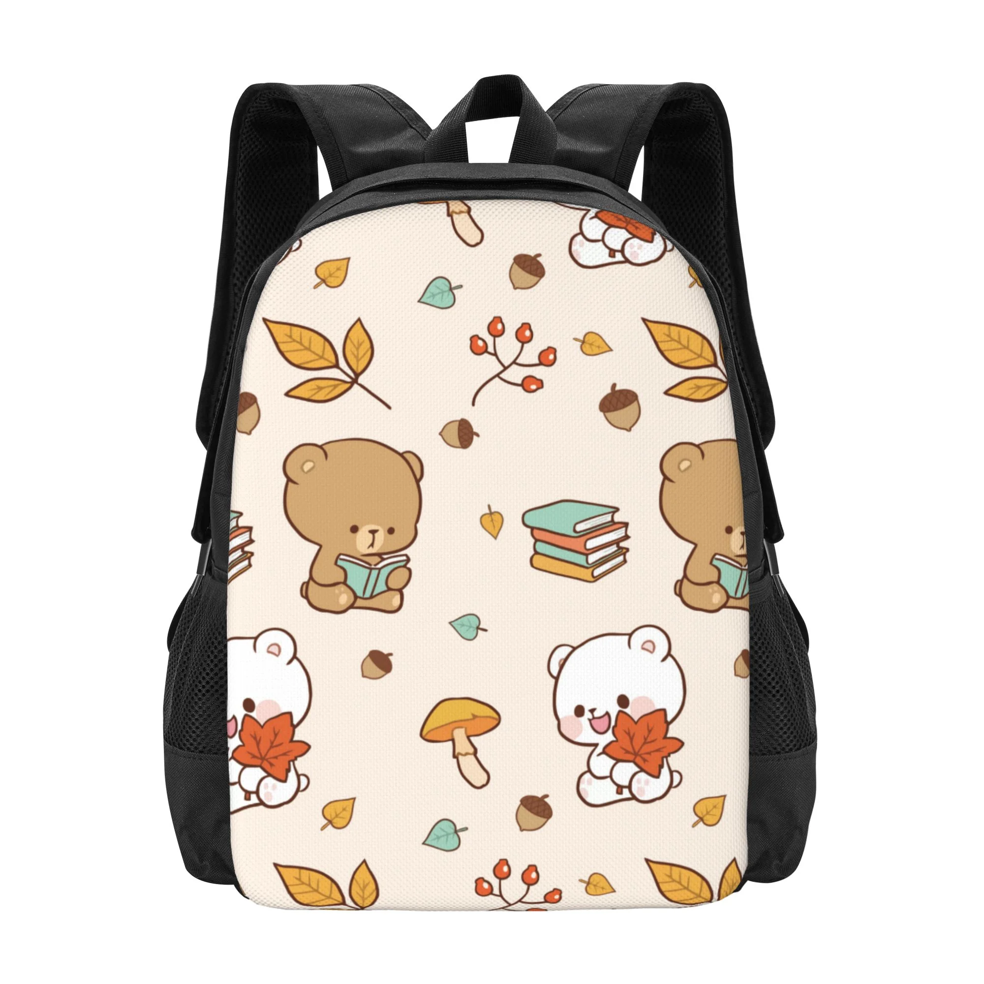 DouZhe Lightweight Backpack, Travel Outdoor Hiking Bag School Bookbag Casual Daypack Backpacks for Women Men, Cartoon Bear Animal Prints