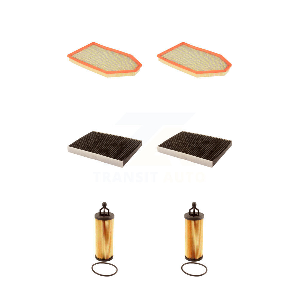 PUR 2x Air + 2x Cabin + 2x Engine Cartridge Oil Filter (6 Total) Kit for Car 2014-2023 Dodge Charger Challenger Chrysler 300 3.6L KFM-101287