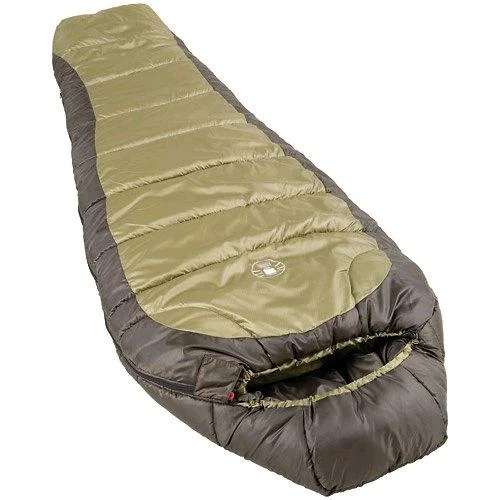 Coleman 0&deg;F Mummy Sleeping Bag for Big and Tall Adults | North Rim Cold-Weather Sleeping Bag Olive