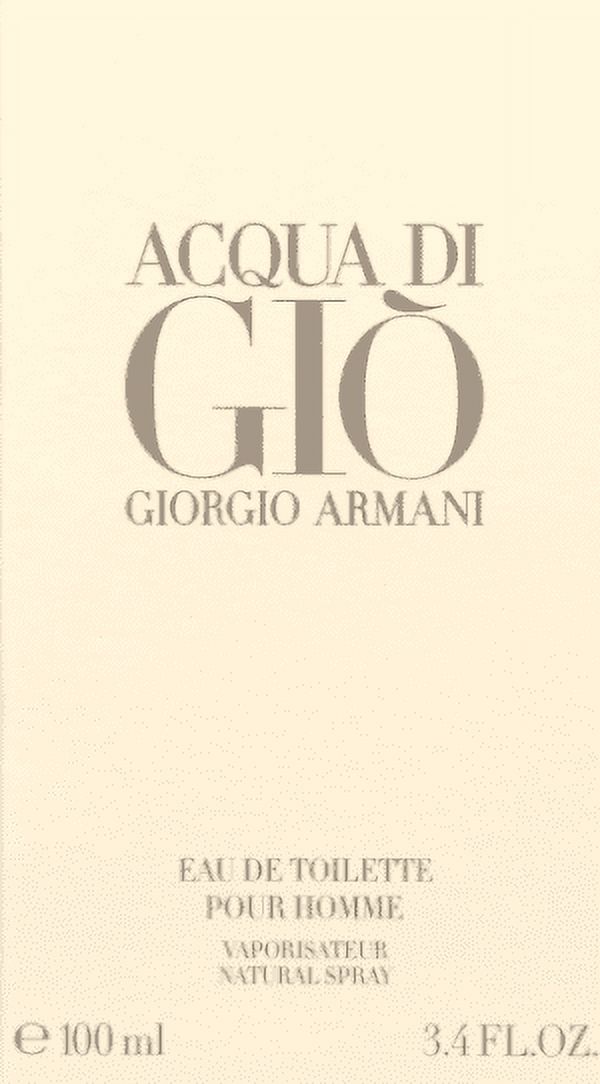 Acqua Di Gio Eau De Toilette, Cologne for Men, 3.4 oz