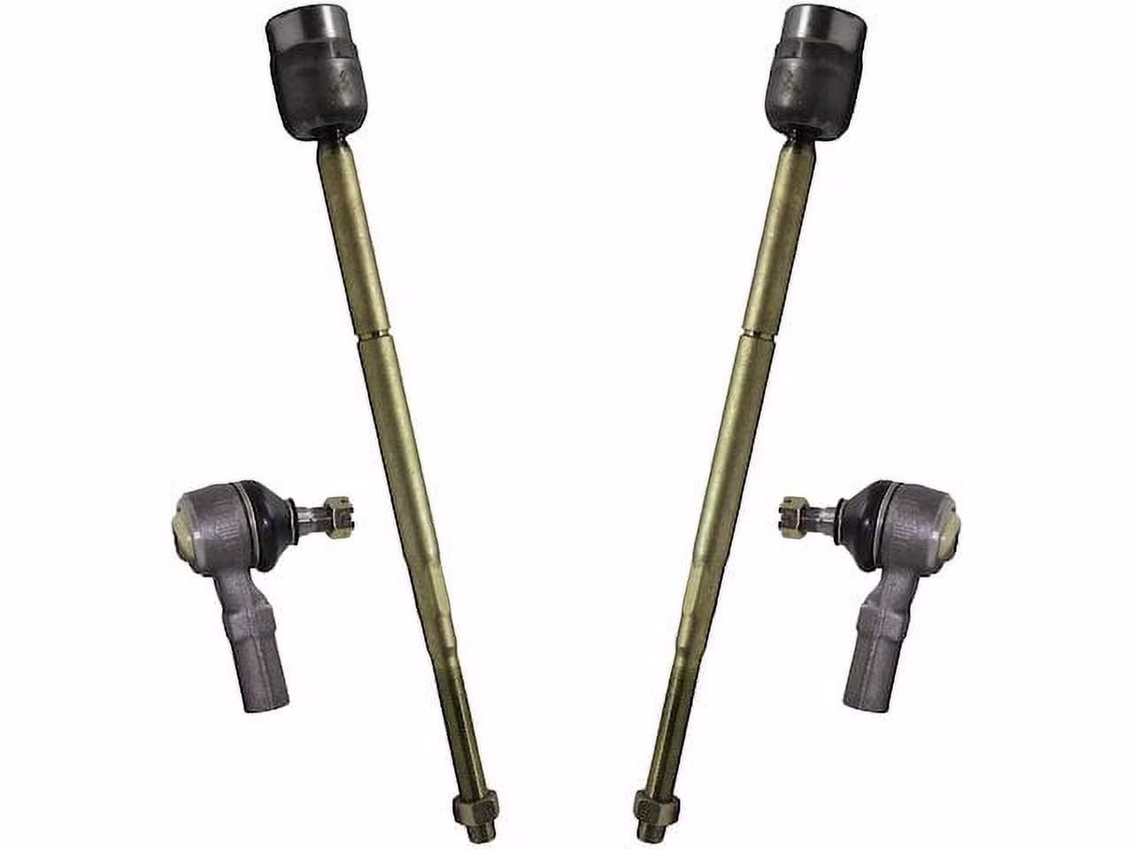 Front Tie Rod End Set - Compatible with 1991 - 2003 Ford Escort 1992 1993 1994 1995 1996 1997 1998 1999 2000 2001 2002