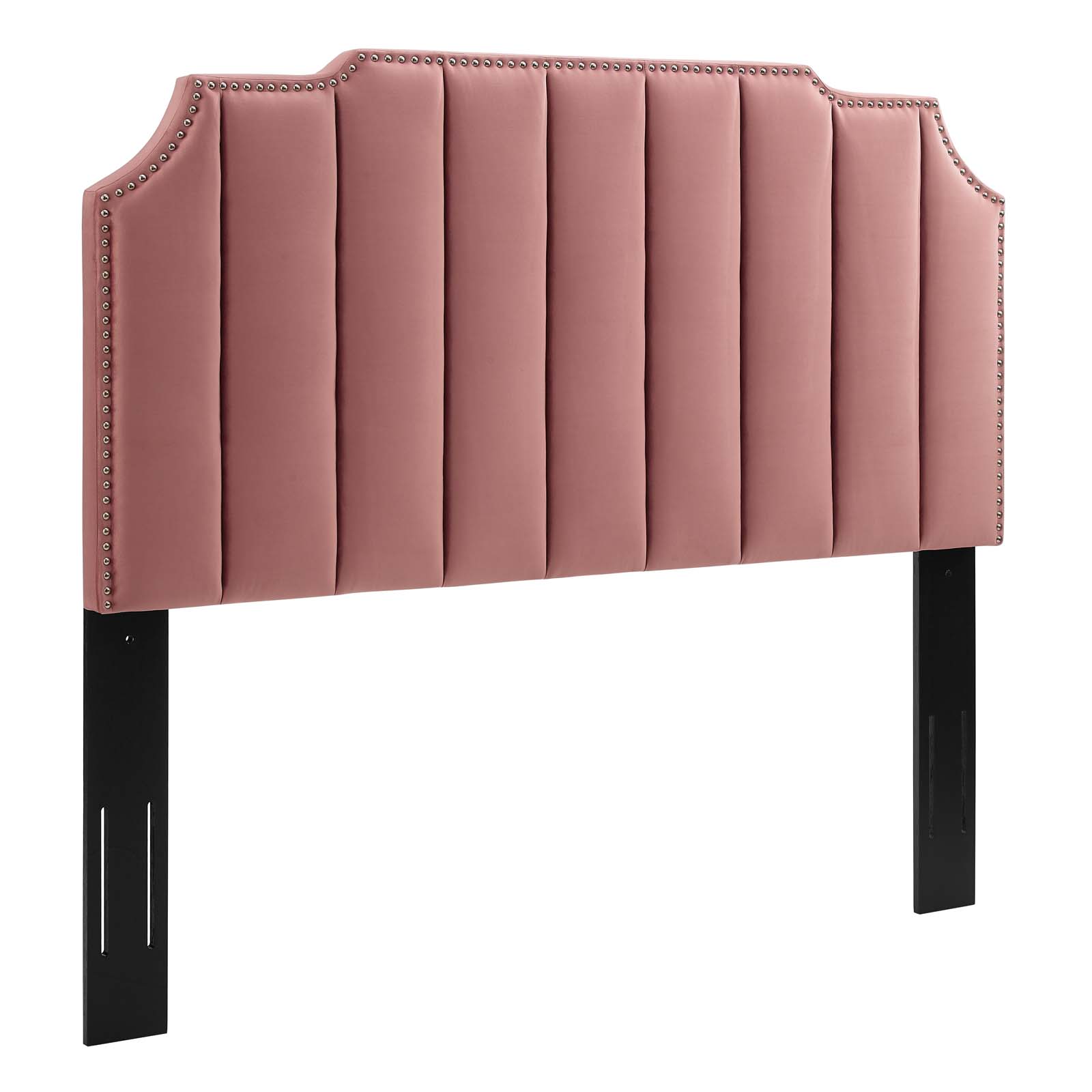 Modway Rosalind Performance Velvet King/California King Headboard in Dusty Rose