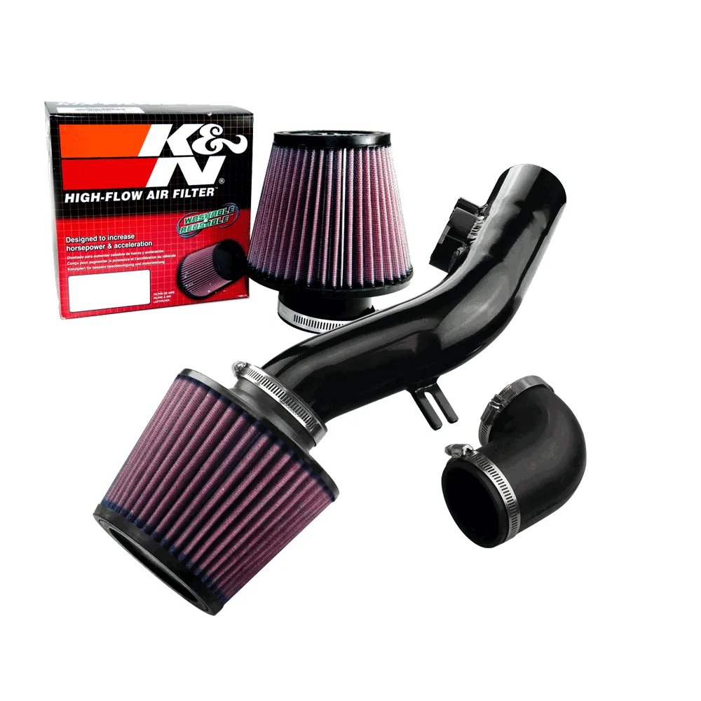 For 08-12 Chevy Malibu 2.4L 4cyl (Without Air Pump) CPT Cold Air Intake (Black) + K&N Air Filter CPT-571-K