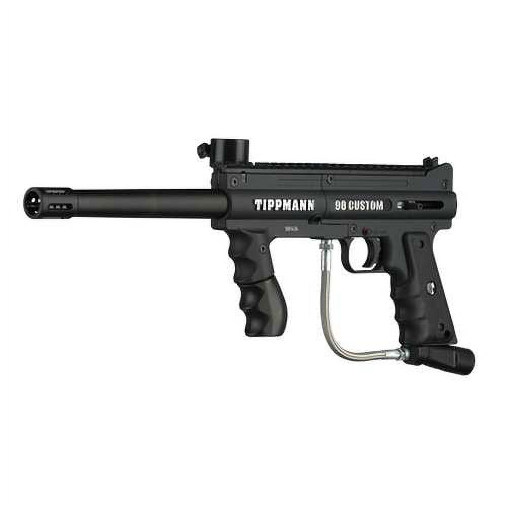 Tippmann 98 Paintball Marker Gun Power Bundle includes 20oz CO2 Tank, Mask, Hopper and Cleaning Squeegee