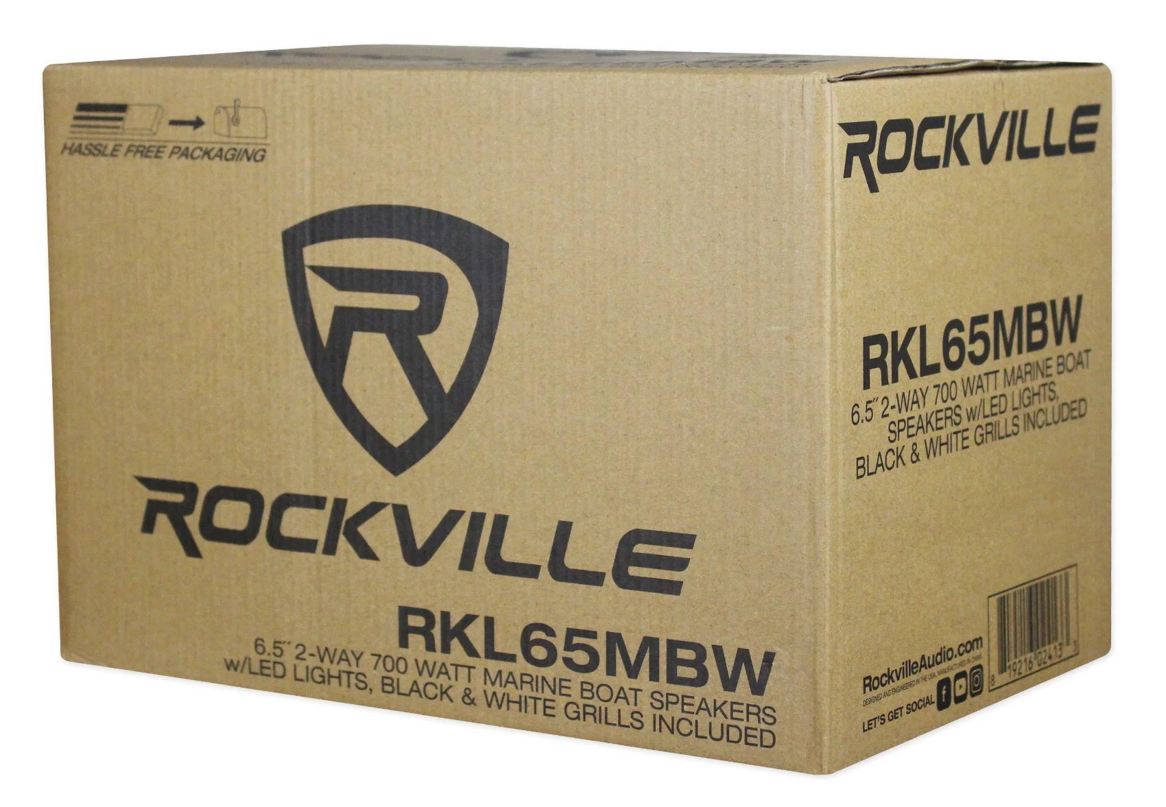 (2) Rockville 700w 6.5