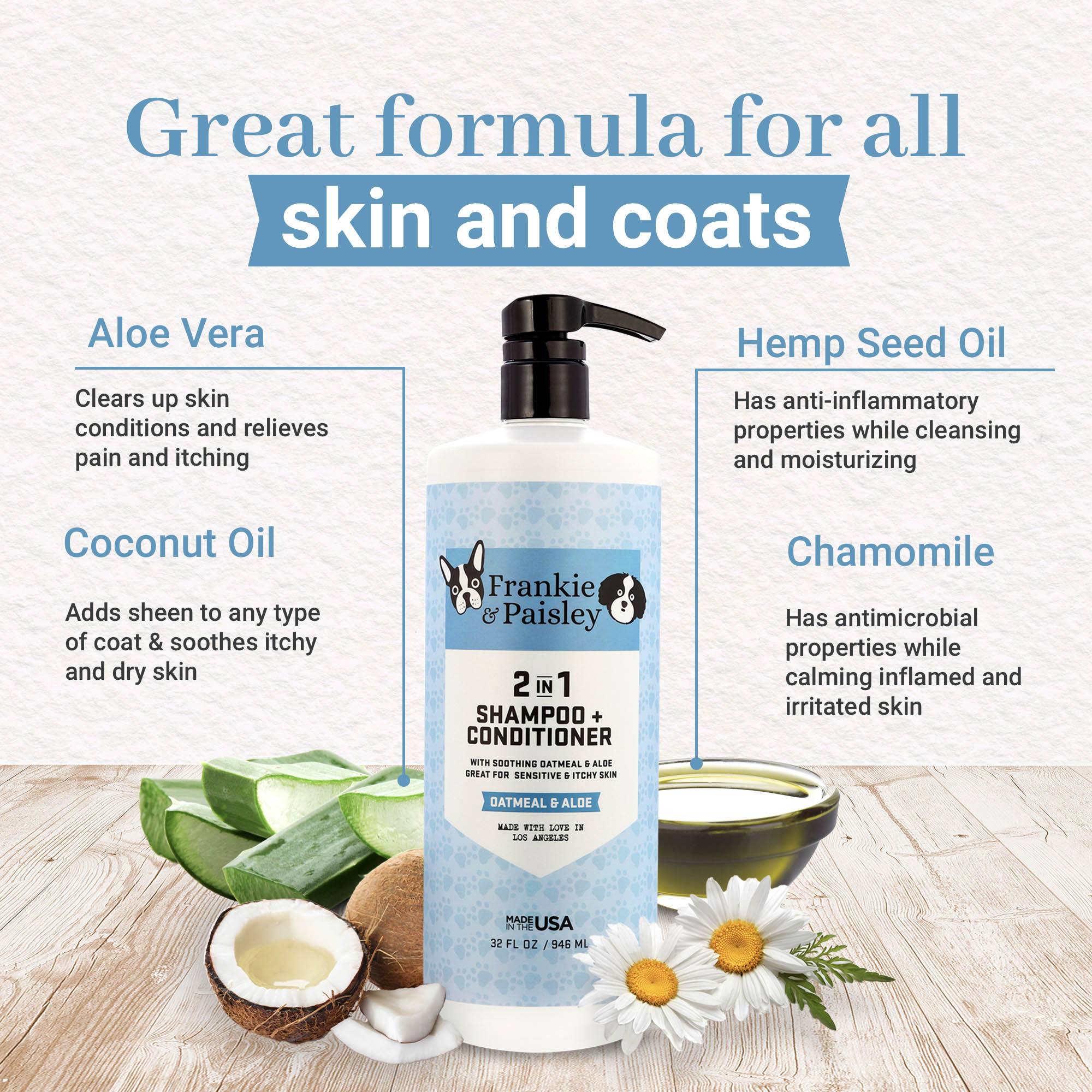 2-in-1 Shampoo + Conditioner Oatmeal & Aloe - 32oz