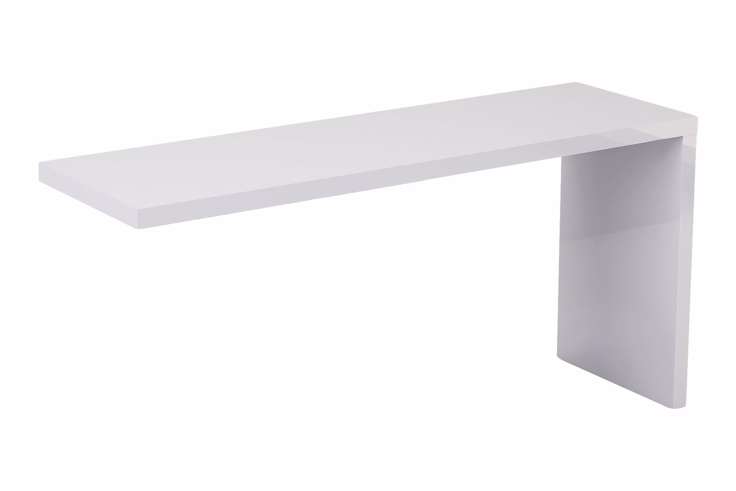 Single And Double Dresser Extension High Gloss White