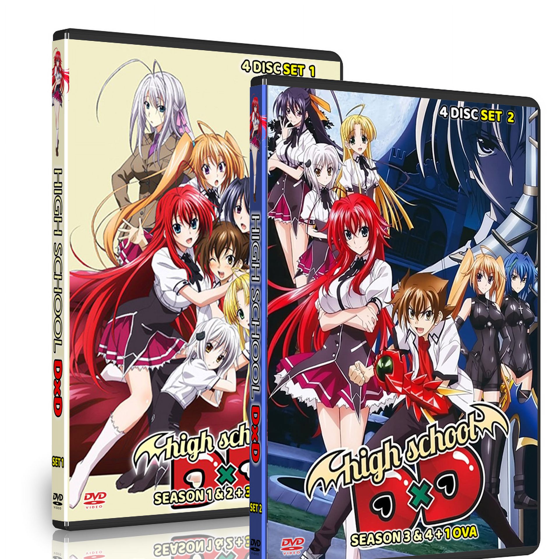 Anime High School Dxd Season 1-4 Complete Series Box Set