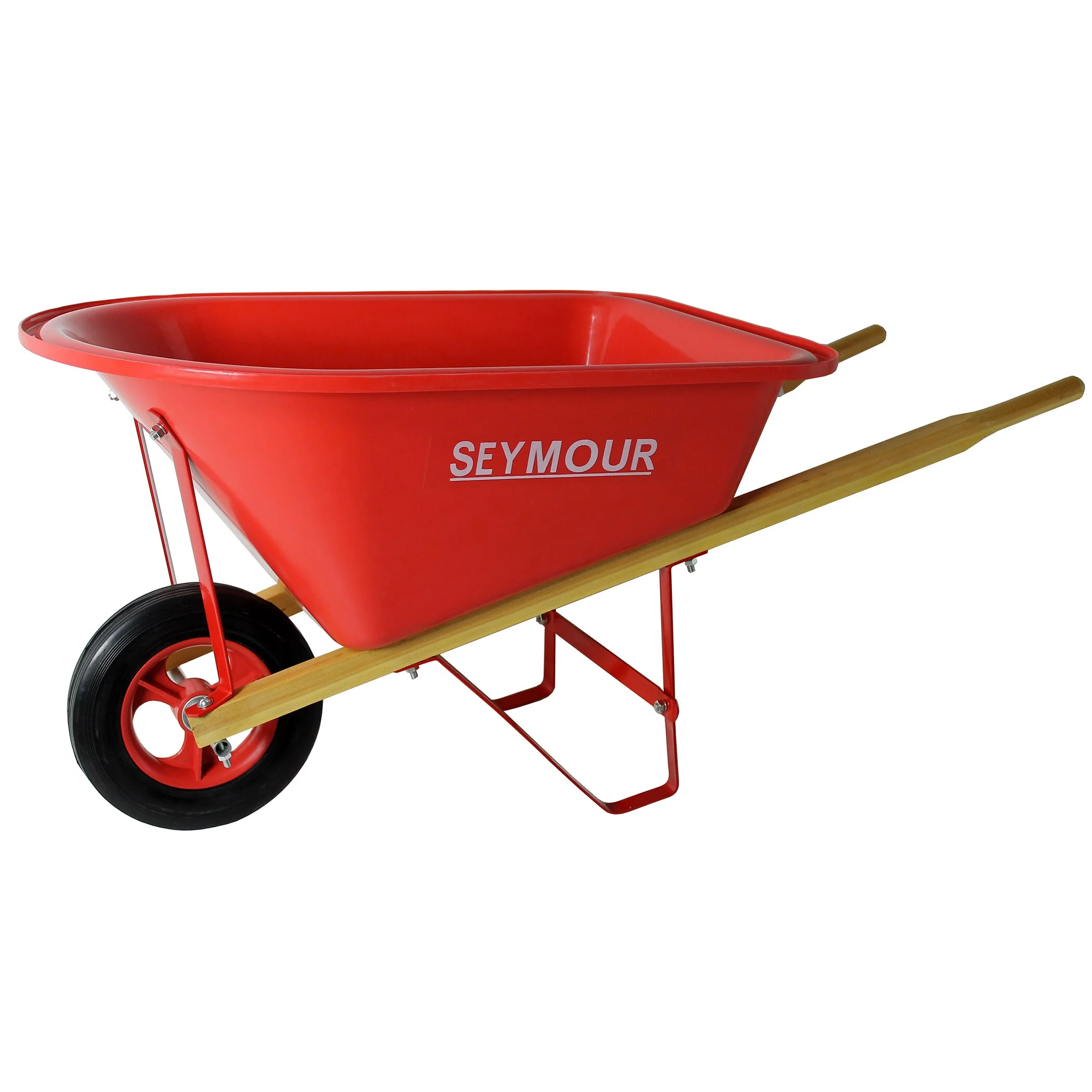 Seymour WB-JRB Wheelbarrow, Red