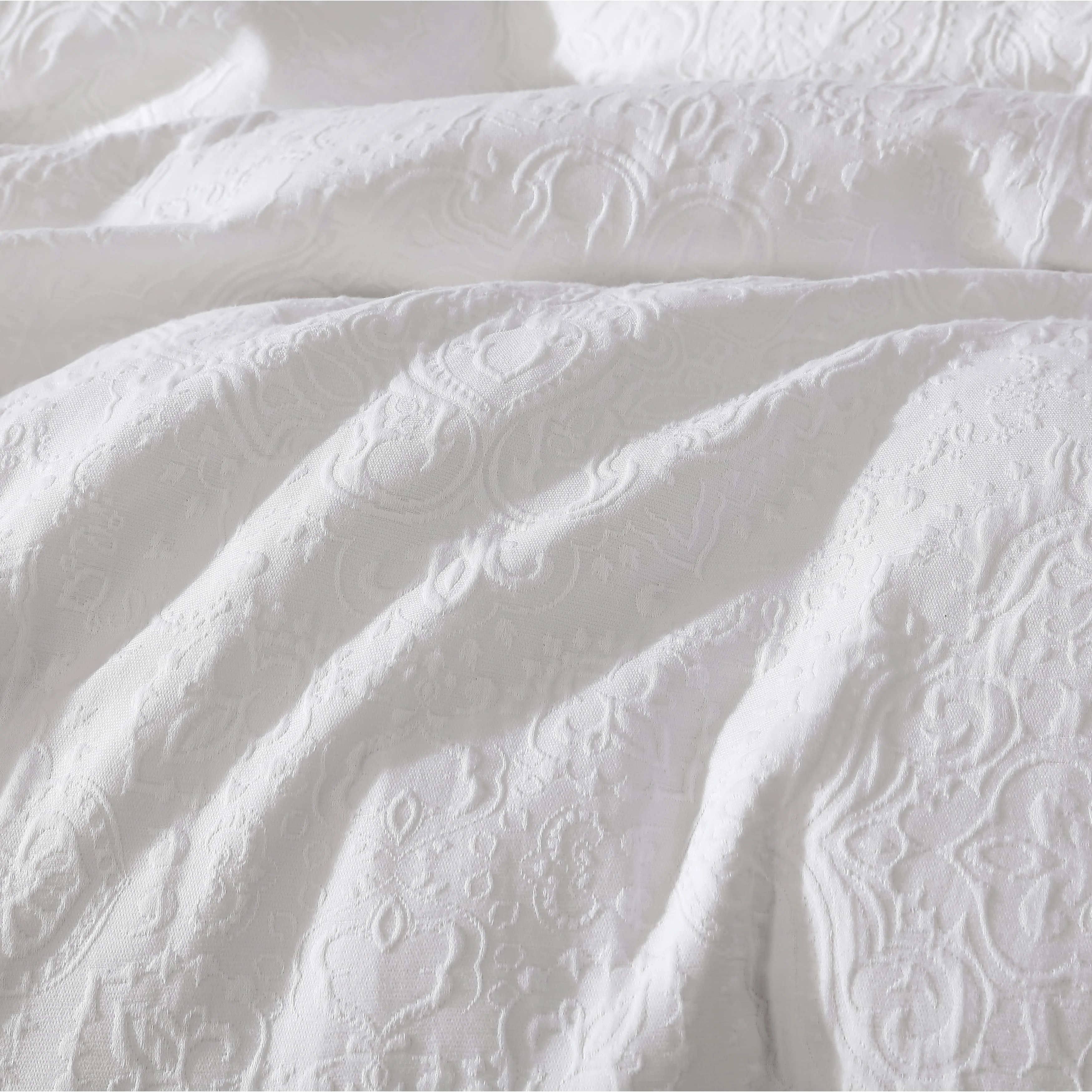 Magee Matelasse 3 pc Queen Comforter White Riverbrook Home Magee Matelasse 3 Piece Comforter Set White White - Queen - 3 Piece