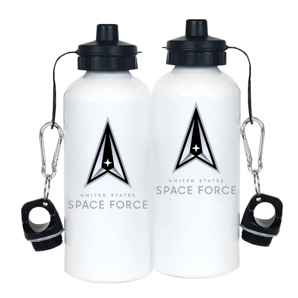 Space Force New Logo Aluminum Water Bottle