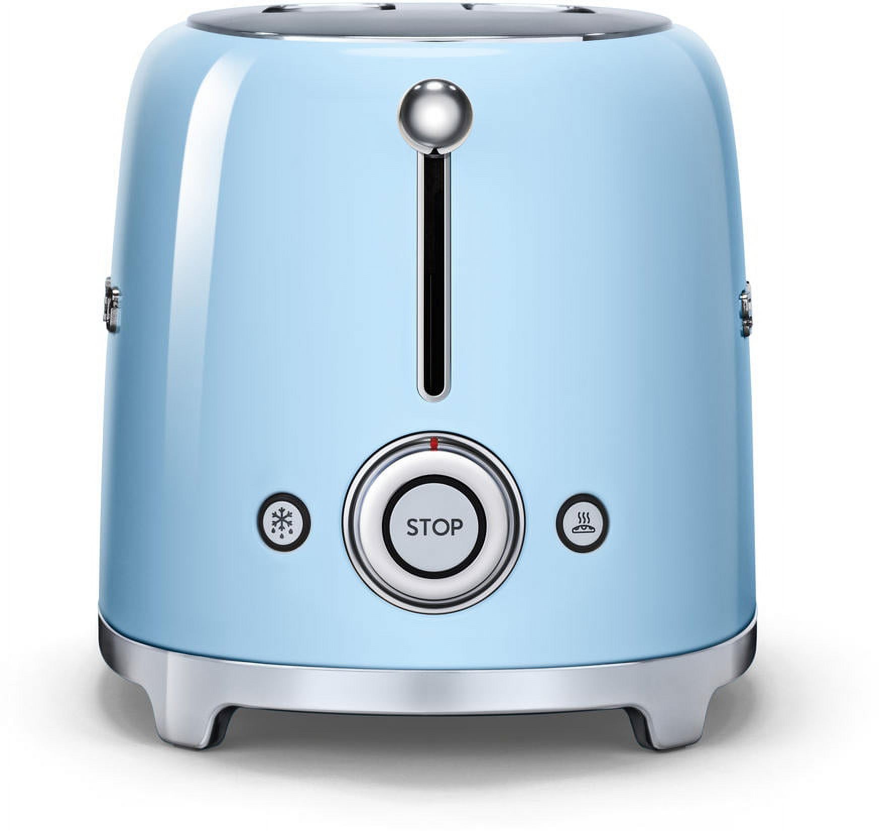 Smeg TSF01PBUS 2 Slice Toaster - Pastel Blue