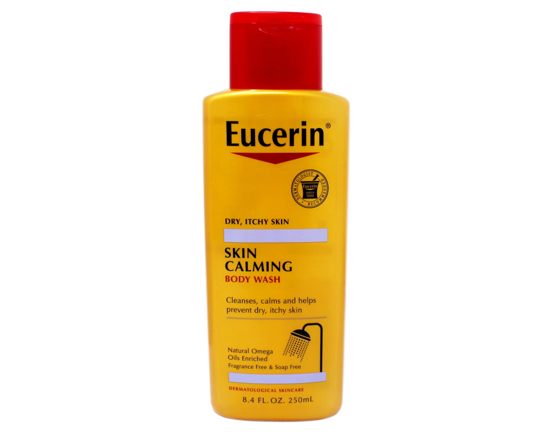 2 Pack - Eucerin Skin Calming Dry Skin Body Wash 8.4 fl oz (250 mL) Each