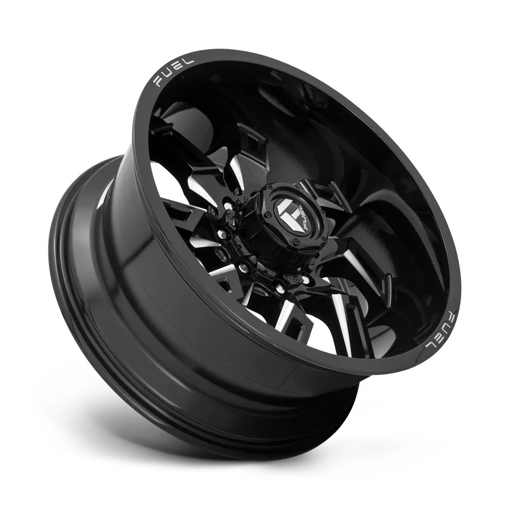 Fuel 1PC Aluminum Rim D747 LOCKDOWN 20X10in Gloss Black Milled Finish, D74720008247