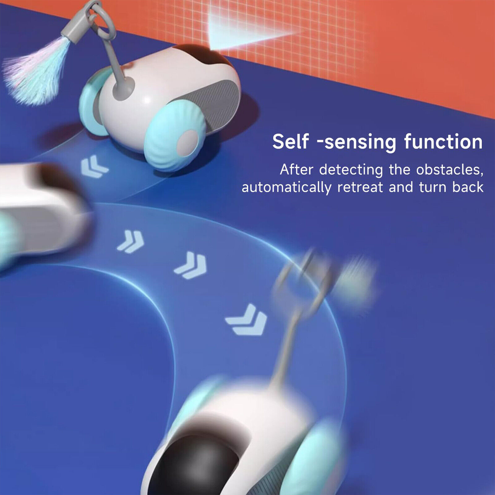 Car Remote Control Electric Cat Toys - Funny Feather Smart Interactive Cat Toy🔥