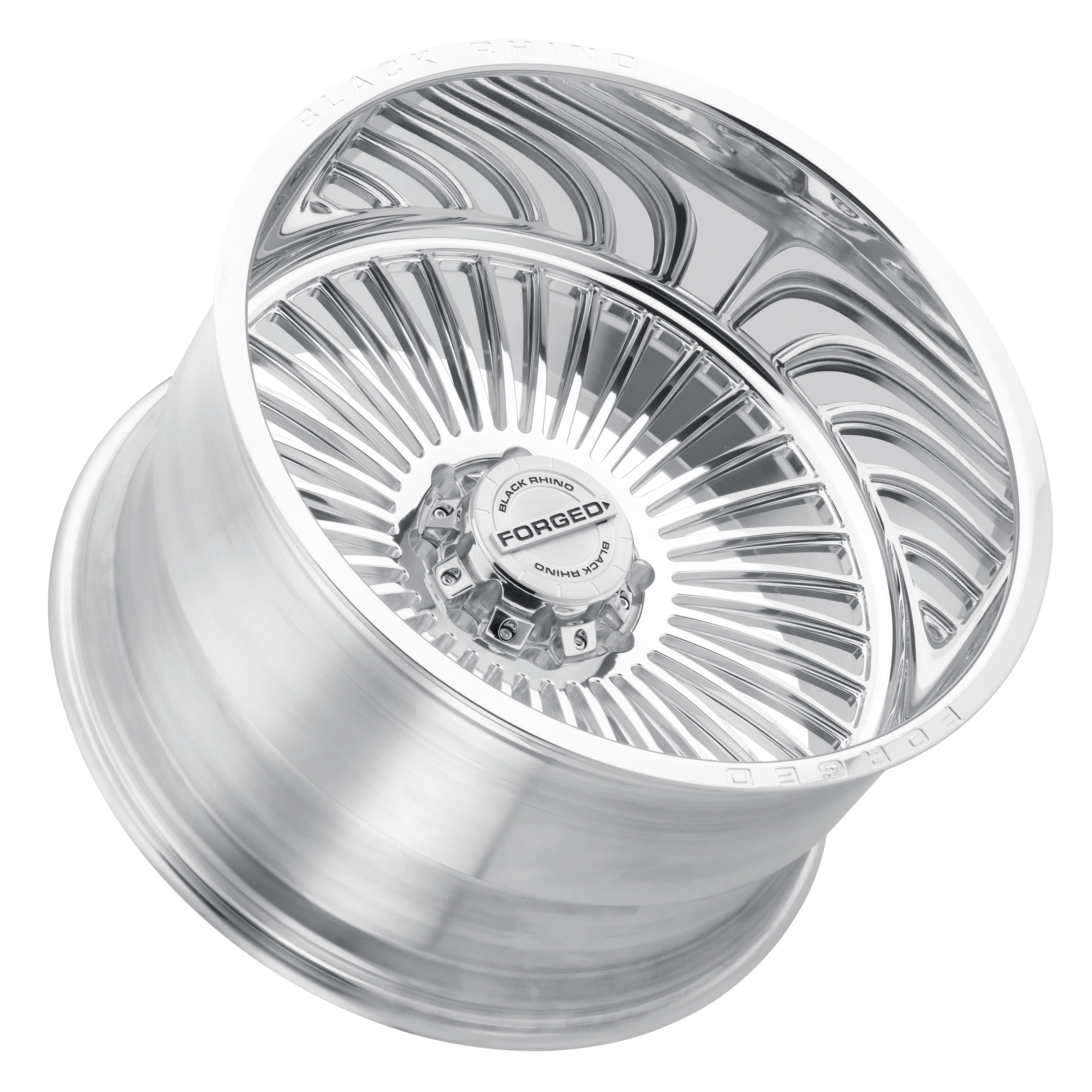 Black Rhino Cast Aluminum Rim BRHRS 24X14 5X5.0 POL -76MM, 2414HRS-65127P71