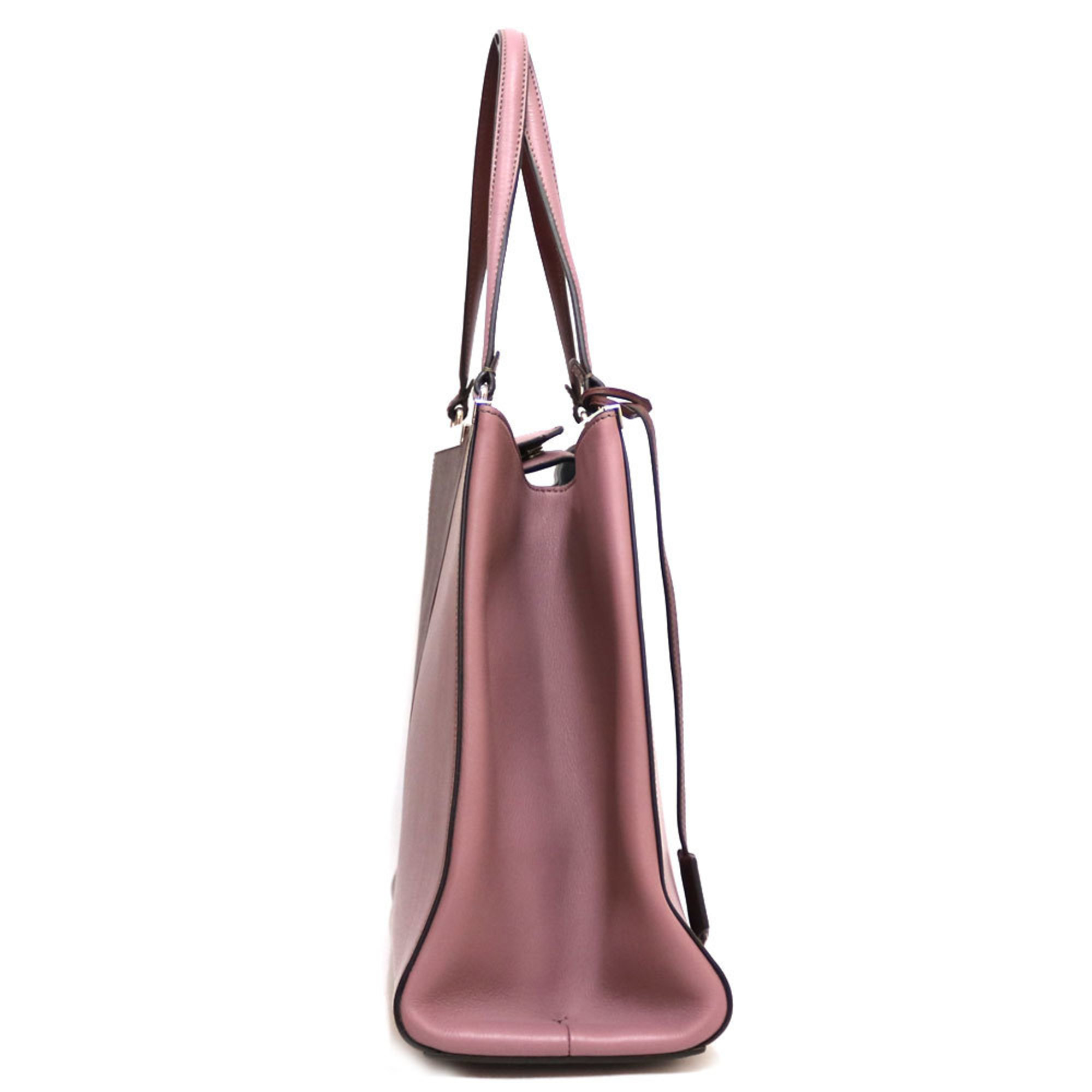 Pre-Owned FENDI Fendi Shoulder Bag Pink Women's Leather (Fair)