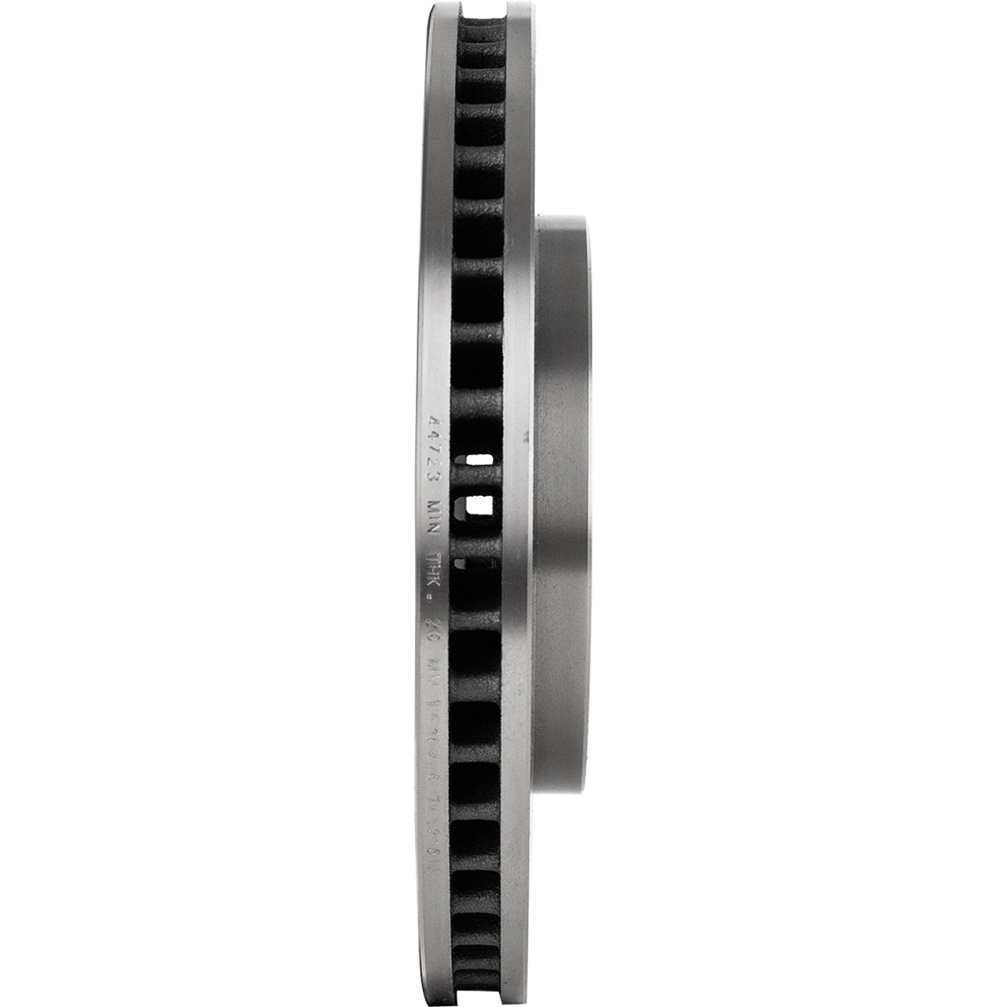 Front Side Brake Disc Plain Surface Vented Pro-Line Series fits 2011-2023 Nissan Leaf