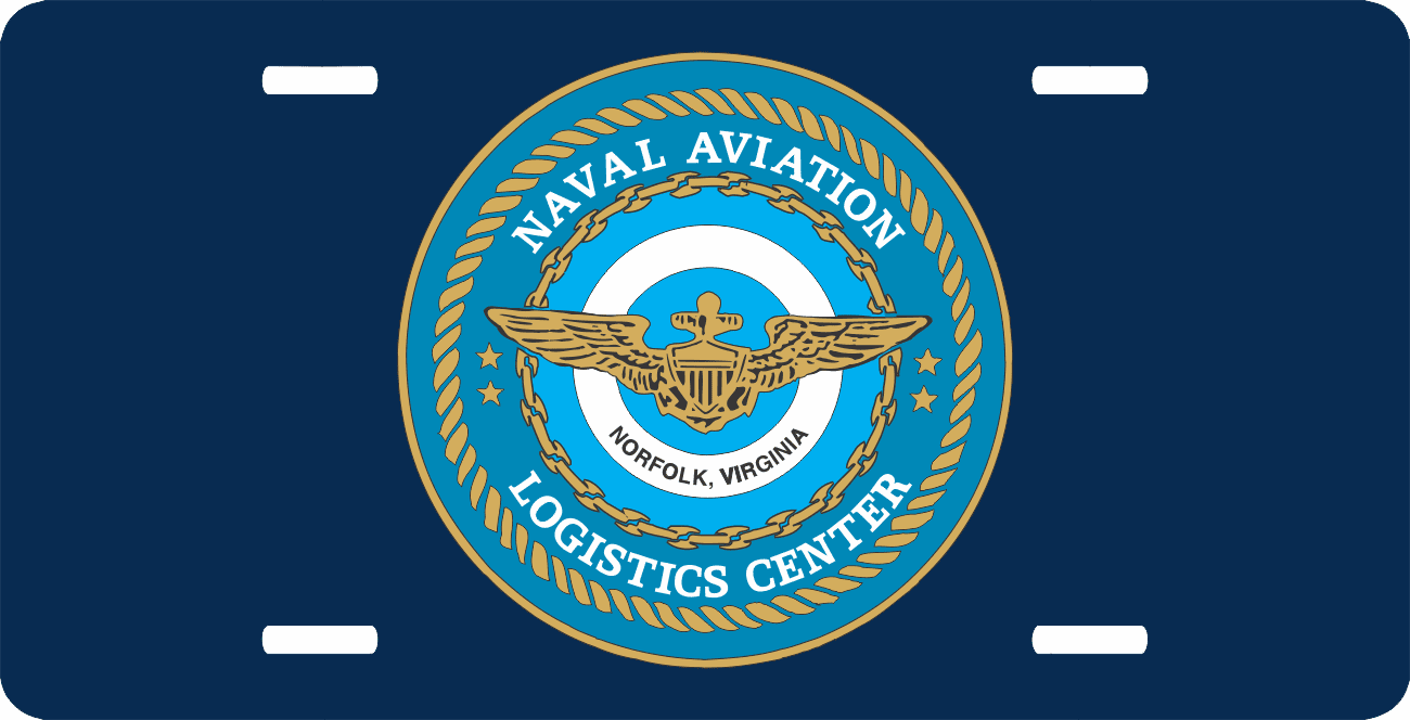 Naval Aviation Logistics Norfolk Center License Plate