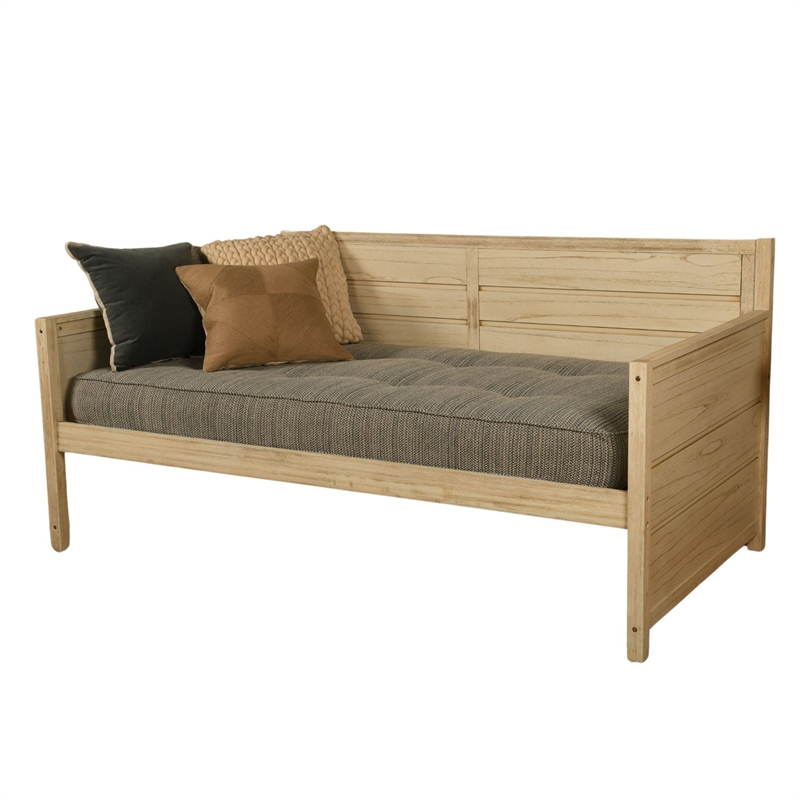 Kodiak Furniture Twin-size Tufted Fabric Daybed Mattress in Seaport Blue