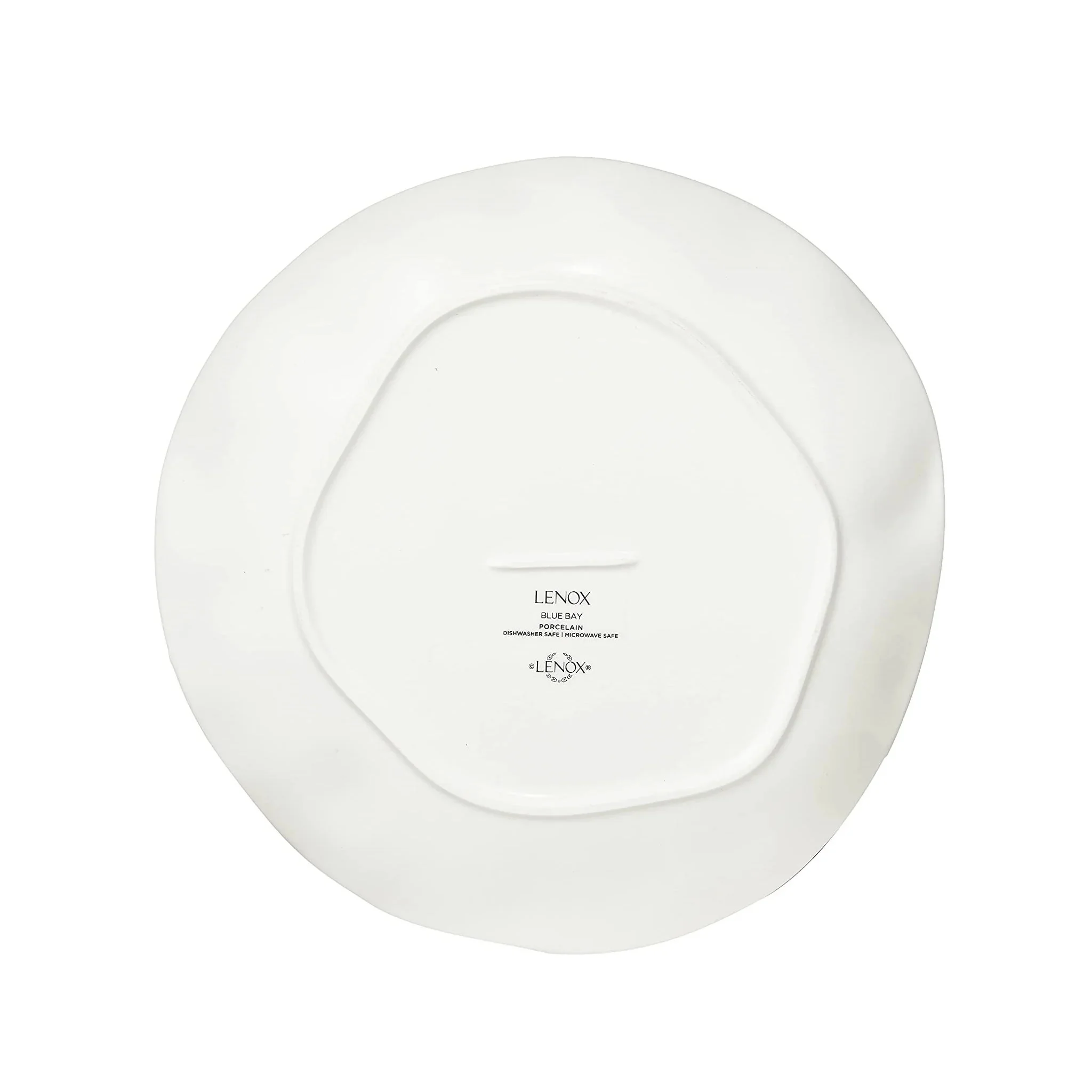 Lenox Blue Bay Dinner Plate Set, 4-Piece, Gold Accents