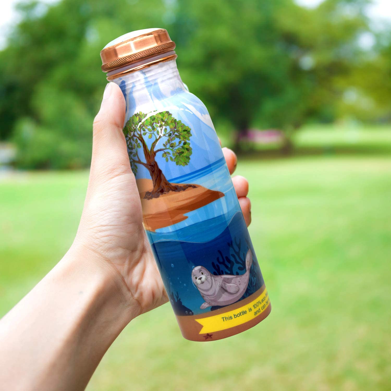 EcoBottles – Pure Copper Water Bottles 700ml Eco-Friendly Non-Insulated Copper Bottles