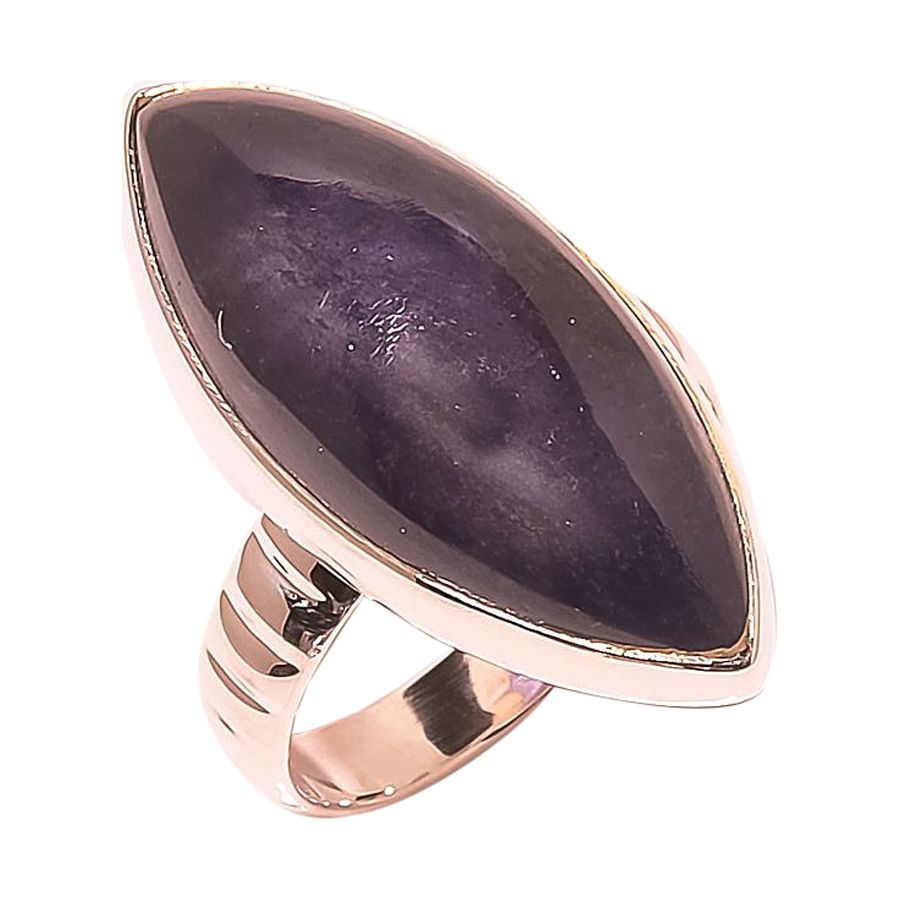 Iolite Sunstone Handmade Solid 925 Sterling Silver Ring s.7 S2067 S1621
